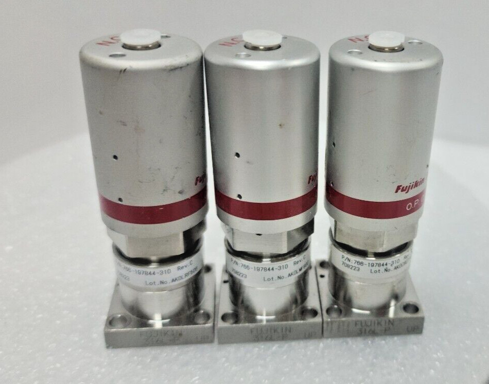 3Pc Lam 766-19783-310 Rev B, Fujikin 708223 Valve,Used,Jp+97072
