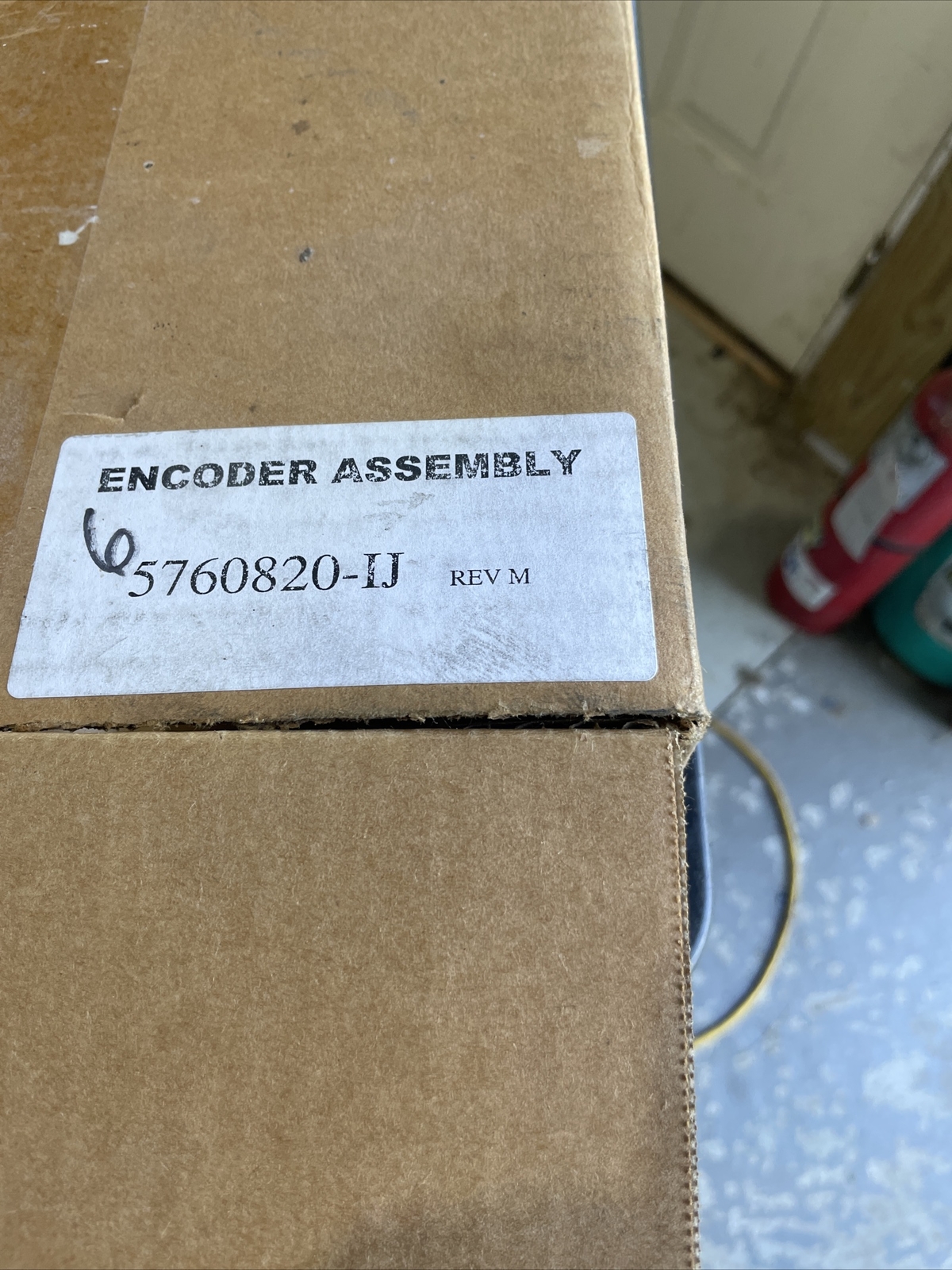 DYNAPER H21240000126XA7 ENCODER 3/8” Shaft Assembly. 5760820-IJ Rev M. Pre-wired