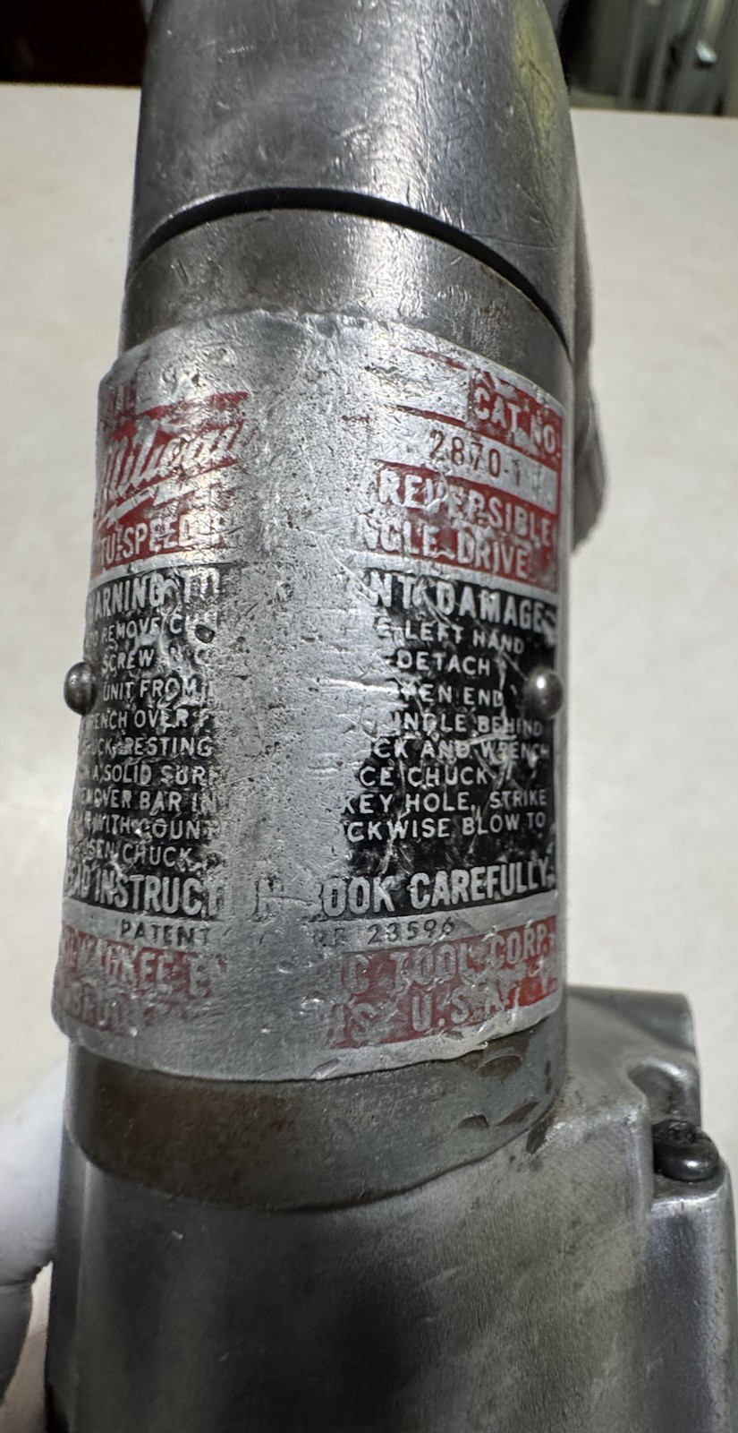 Milwaukee 1101-1 & 48-06-2871 Heavy Duty 120V Corded 1/2″ Right Angle Drill