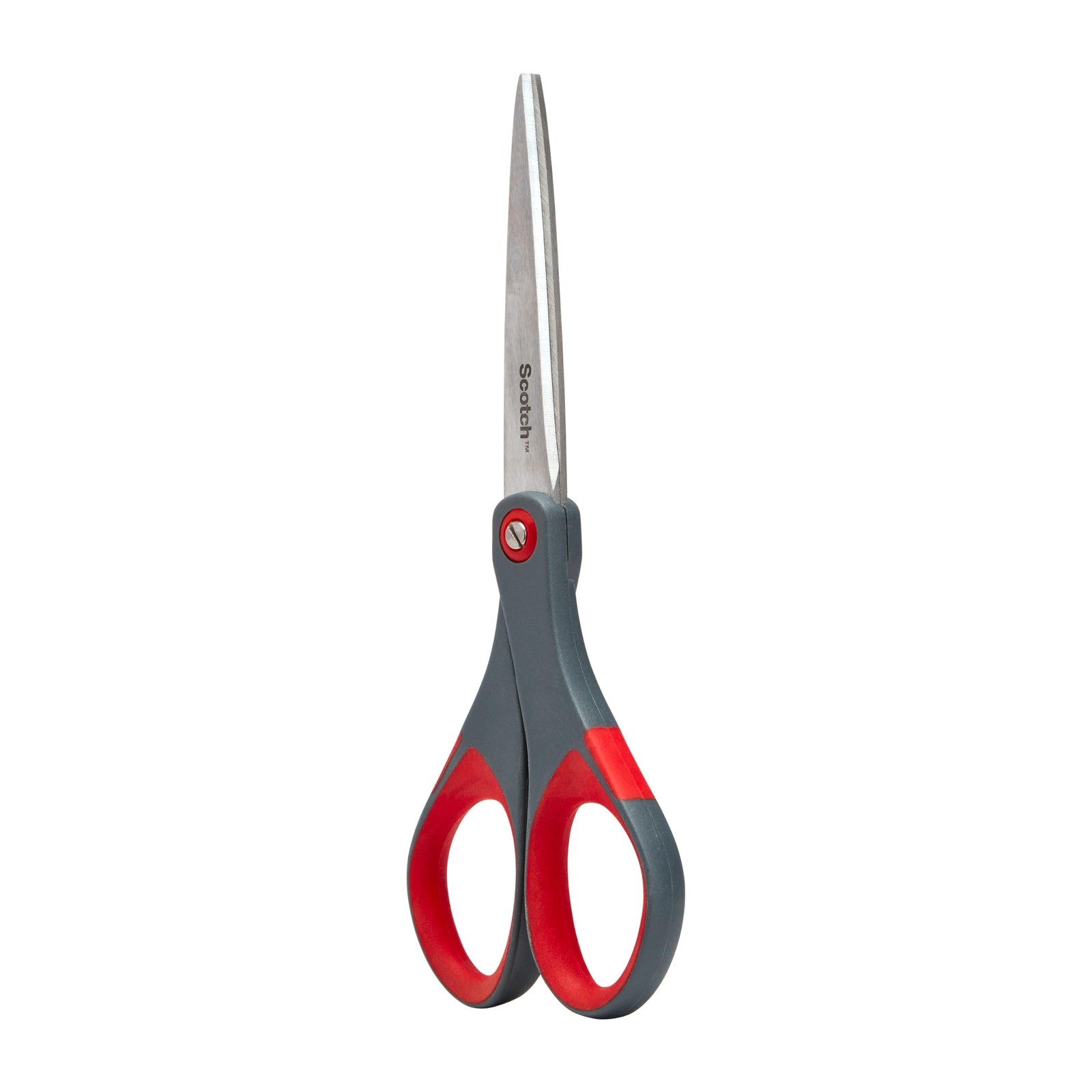 Scotch 6″ Precision Scissors, Great for Everyday Use (1446) 6-Inches, Grey/Red