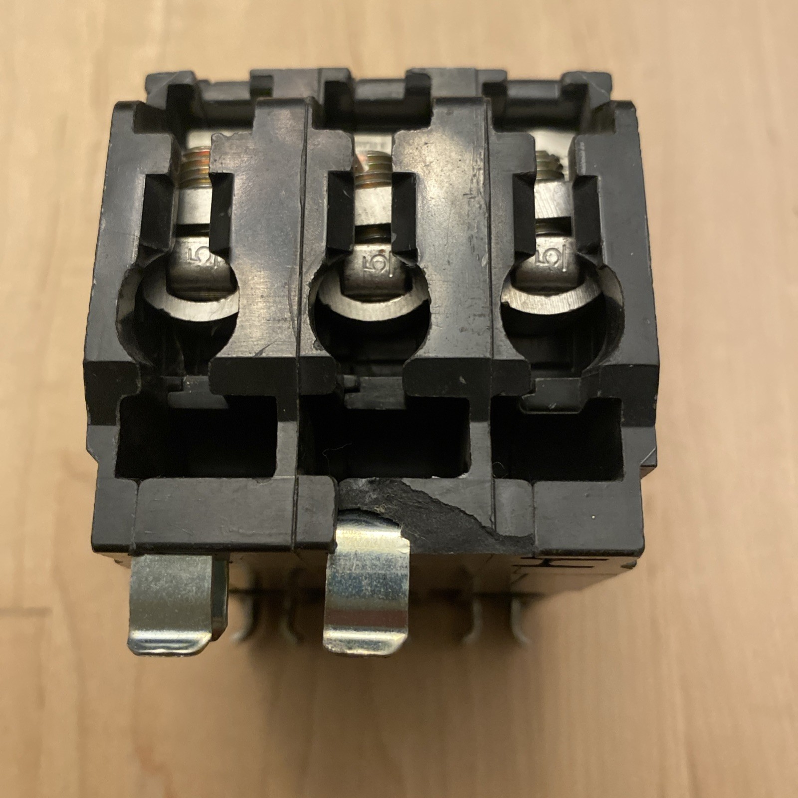 Square D QO340 Breaker 3 Pole 40 Amp Type QO Chip On Bottom