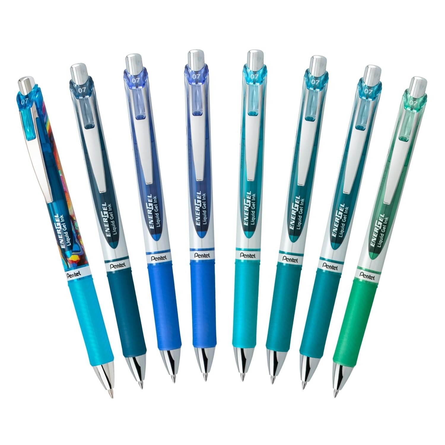 EnerGel RTX 0.7mm Liquid Gel Pens 3 Count Fast Drying No Smear Writing Tools