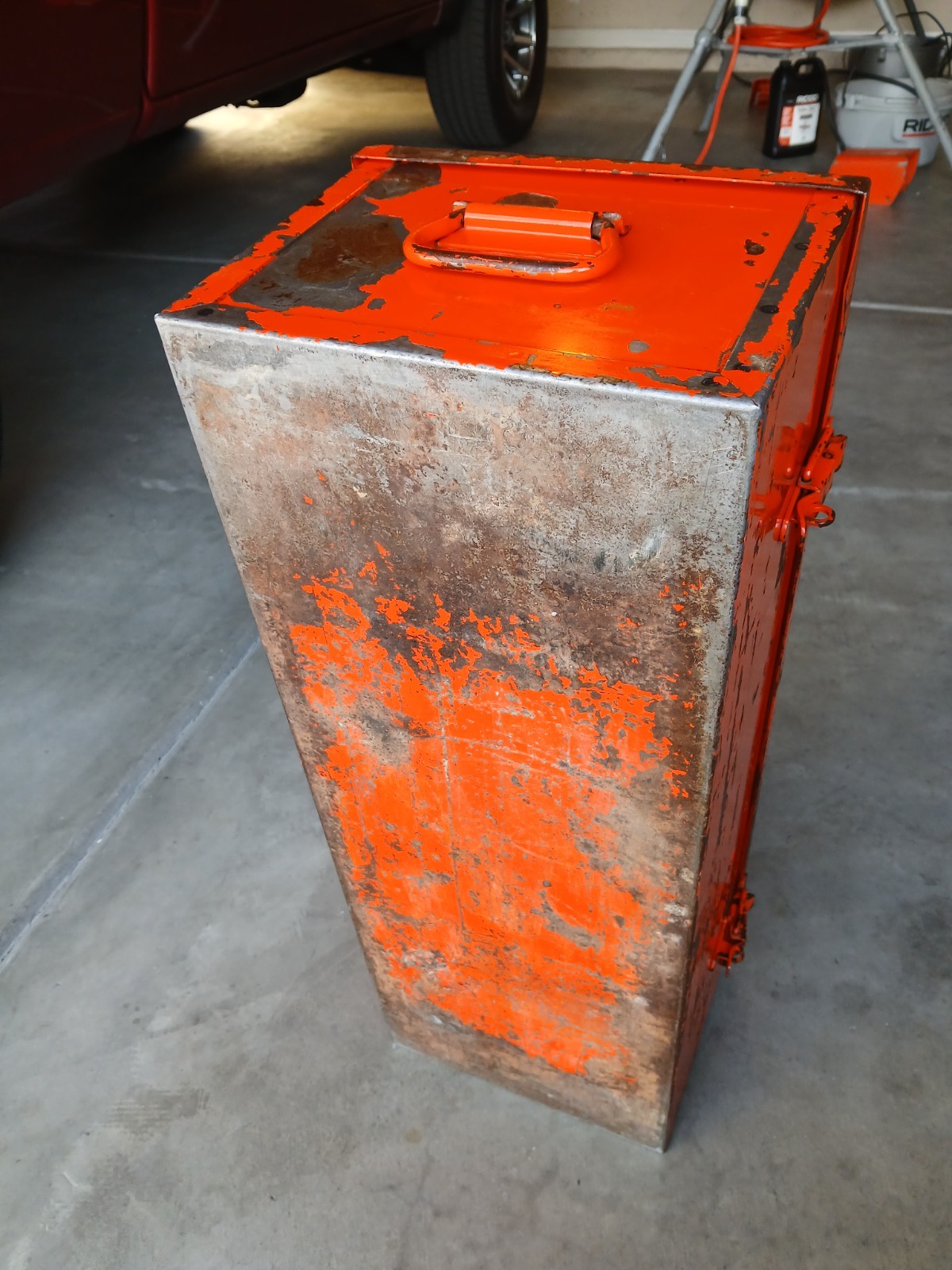 Ridgid 700 Pipe Threader Toolbox Case 42950 Rigid 12-R Dies Tool Box