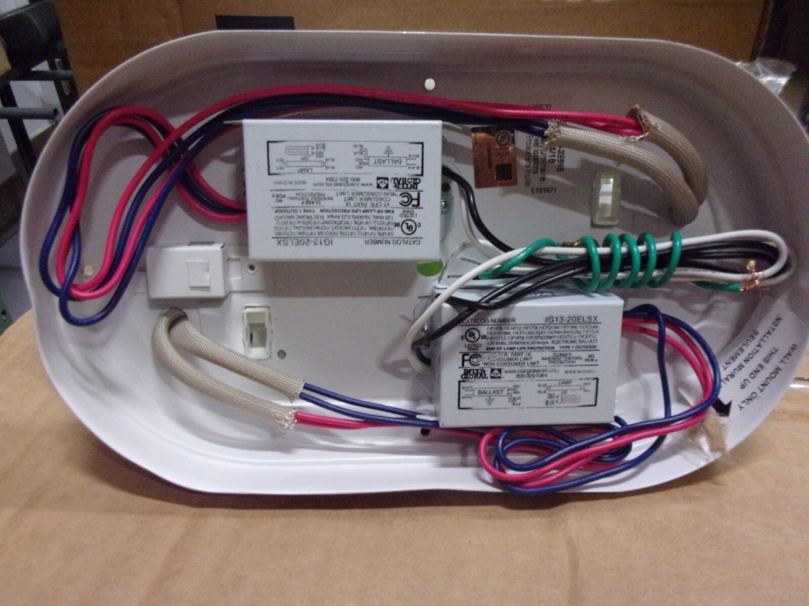 PROGRESS LIGHTING P7339-30EBWB BULKHEADS 13W 2-Light WALL/CEILING IN/OUTDOOR