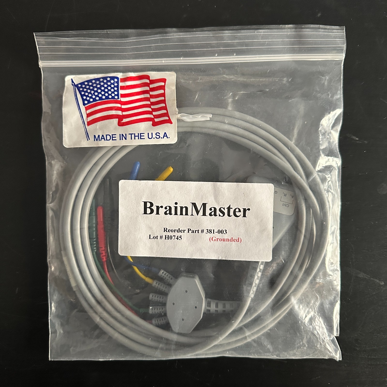 Brainmaster Technologies 381-003 Atlantis/Discovery 2 Channel Cable (EEG) 120″