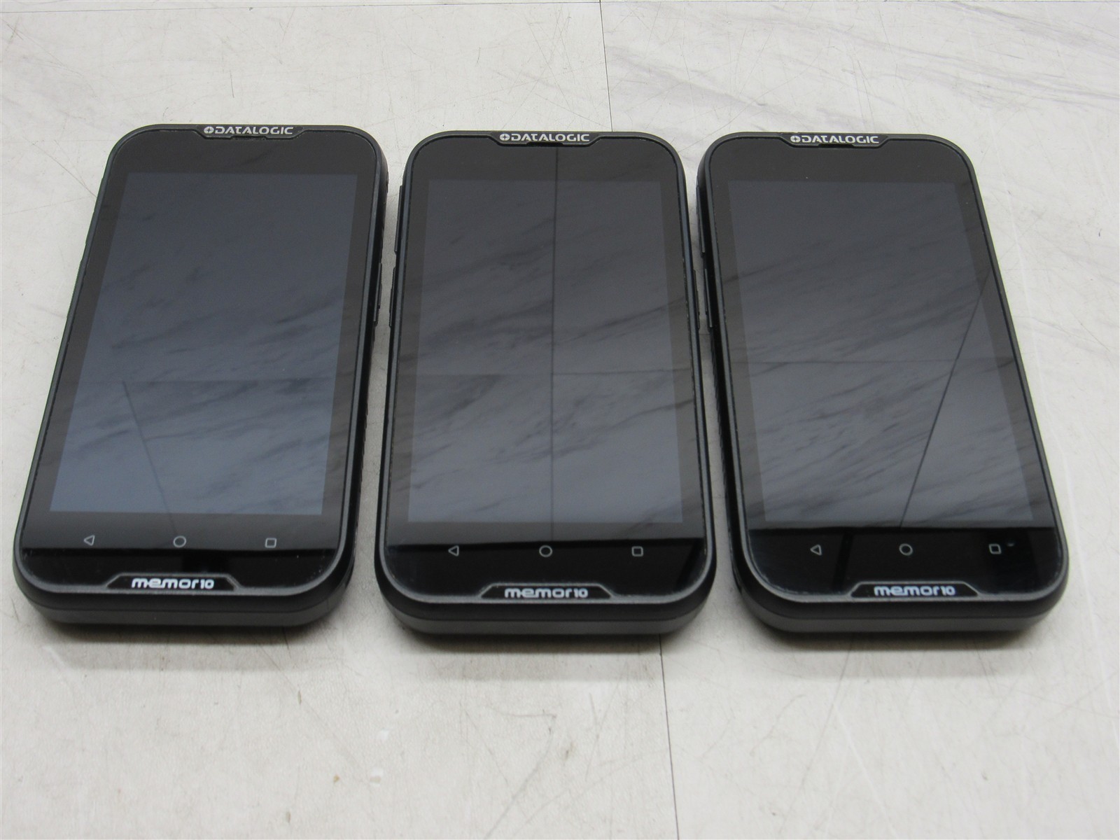 3 LOT Datalogic Memor 10 Mobile Computer 944350004 Android 9 with Battery + Dock