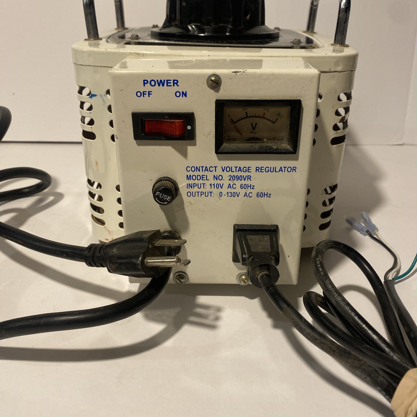 KRM 2090VR 110V Input 0-130V Output Contact Voltage Regulator