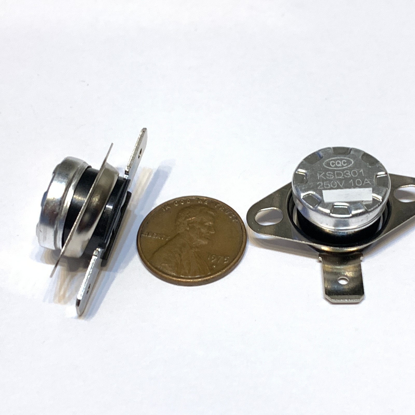 2 Pieces N/C 50ºC 122ºF normally closed Thermal Thermostat switch KSD301 C26