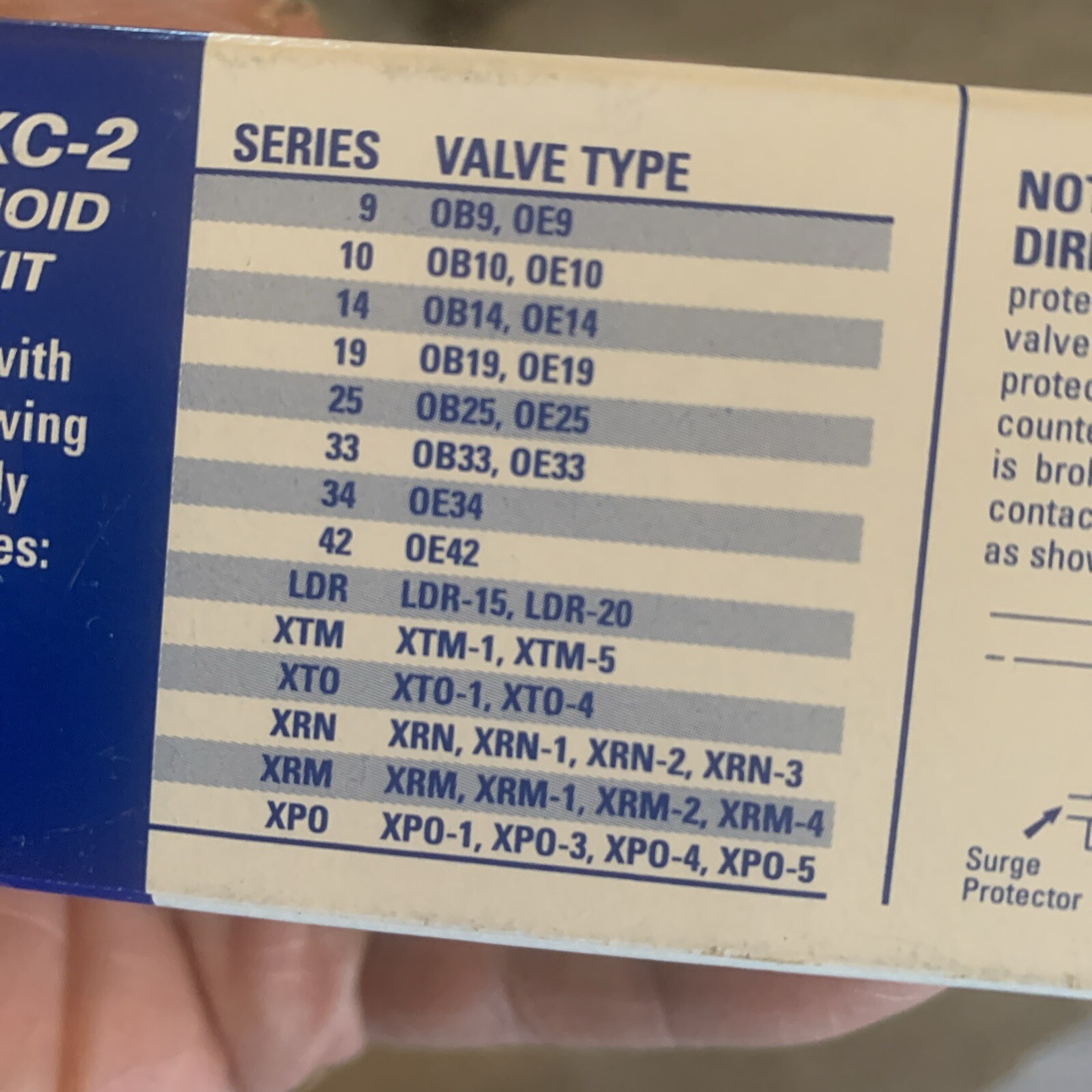 Sporlan Valve Co. MKC-2 120V 50-60 Refrigerant Solenoid Valve Coil Kit NOS NIB