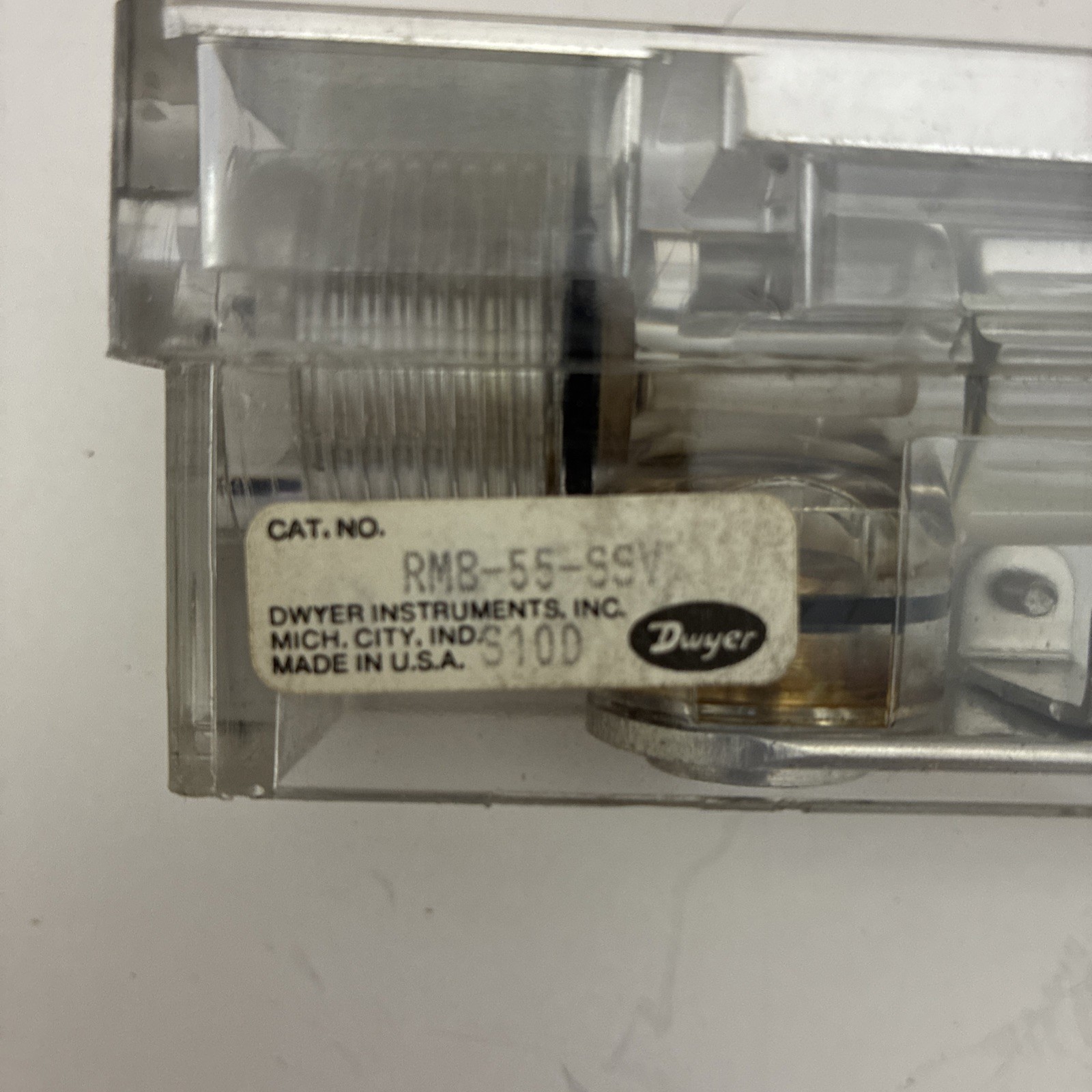 Dwyer RMB-55-SSV Rate-Master Flow Meter Variable Area Flowmeter