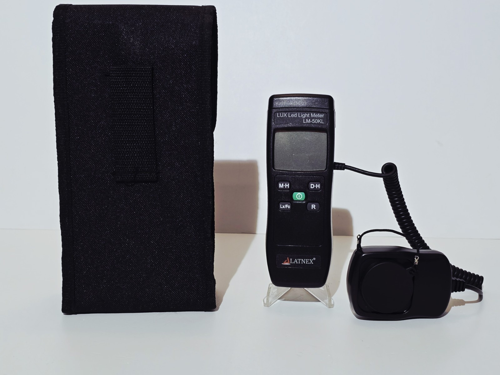 LATNEX Light Meter LM-50KL Measures Lux/Fc LED Fluorescent Industrial Household