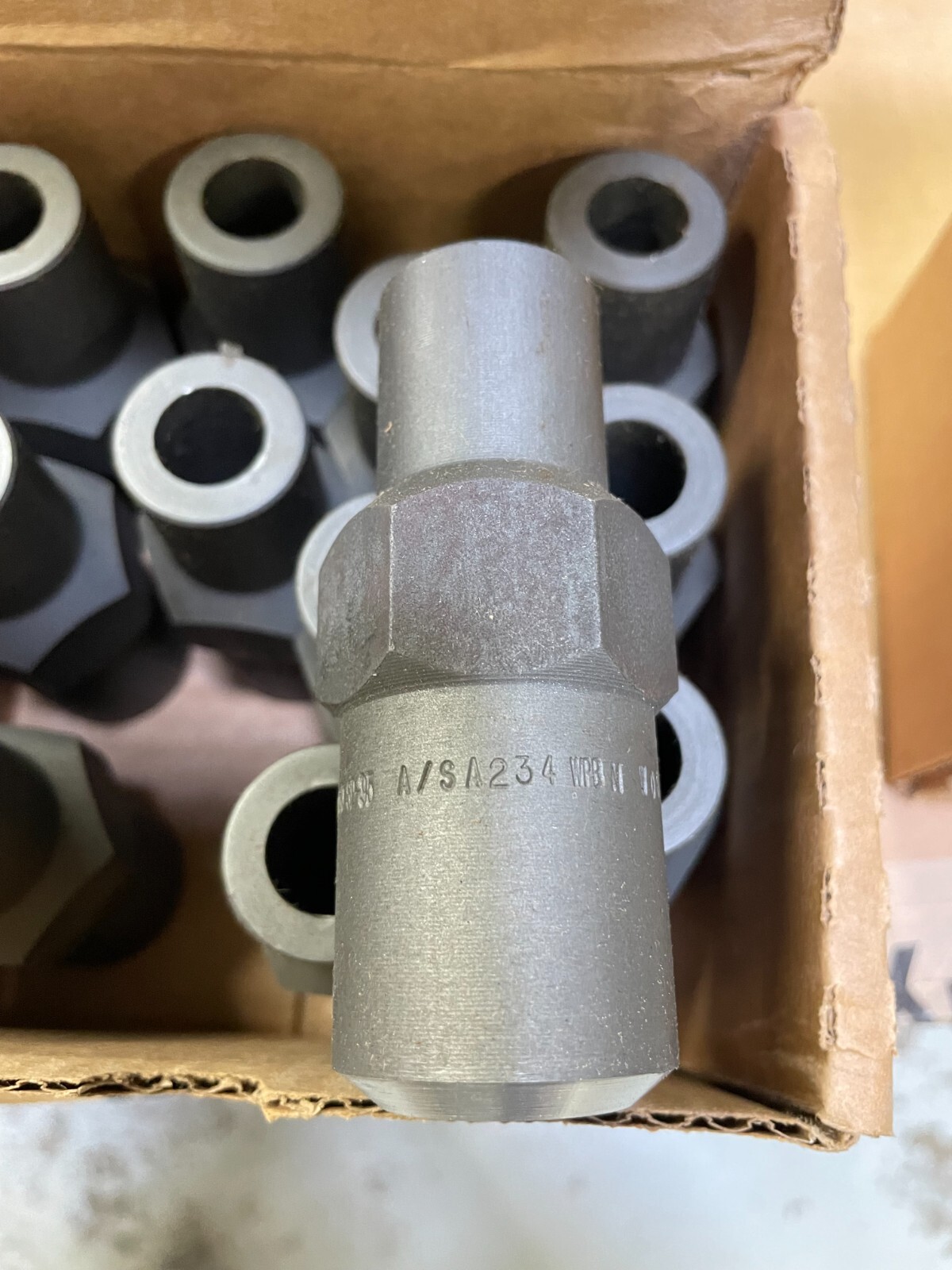 SWAGE NIPPLE 1″ x 3/4″ Schedule 160 Concentric Bevel x Plain End A234 WPBN SP95