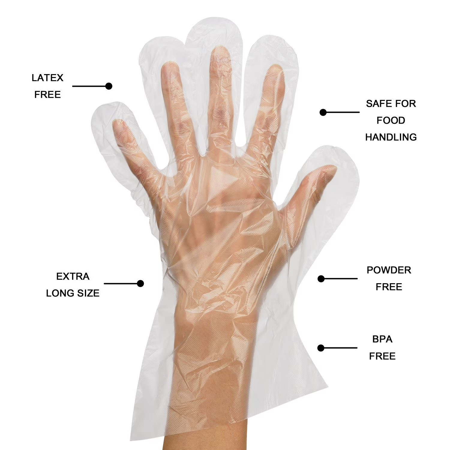 Member’s Mark Disposable Food Gloves, 500 ct., 4 pk -Free Delivery