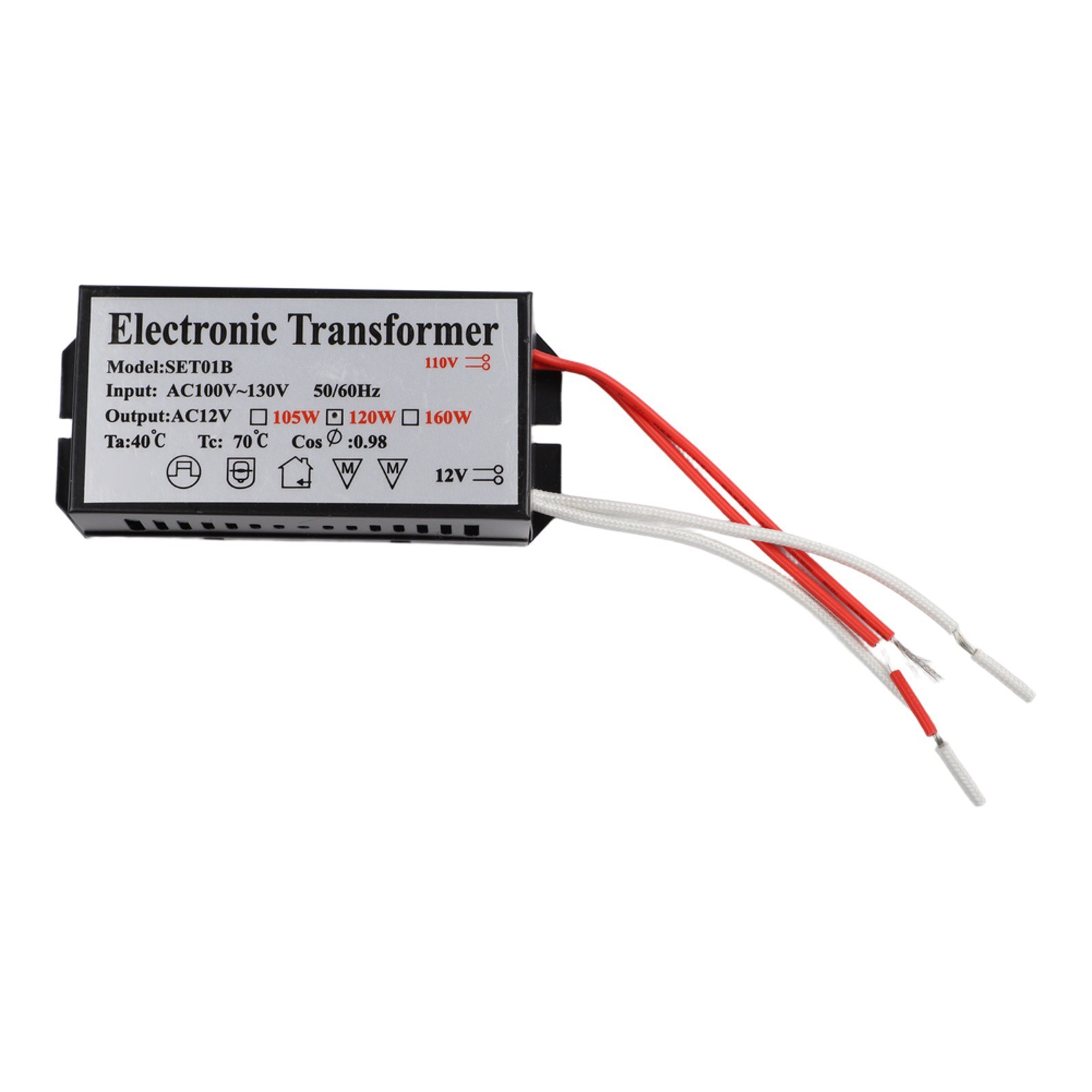 Transformer Out Put Transformer 160W 60-106g/2.1-3.7oz AC110V~130V 50/60Hz AC12V