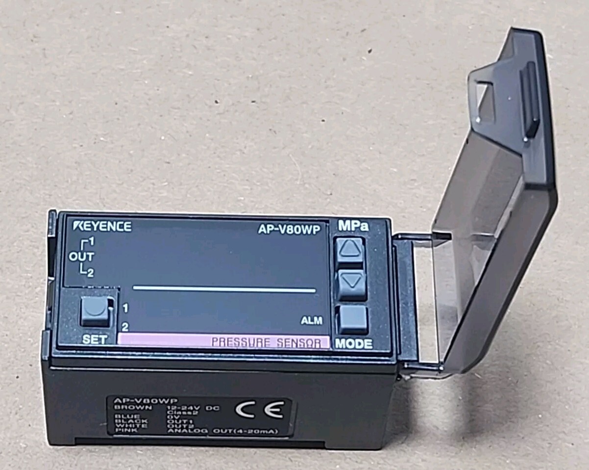 *NEW* Keyence AP-V80WP Digital Pressure Amplifier Sensor 12-24Vdc + Warranty!