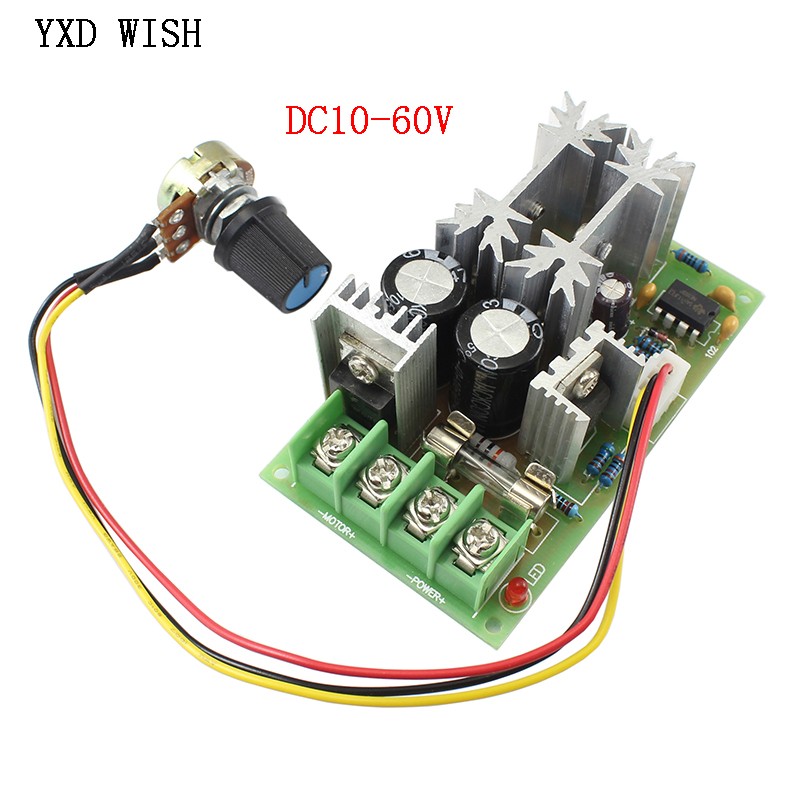Universal 25KHz DC 10-60V PWM HHO RC Motor Speed Regulator Controller Swit Board