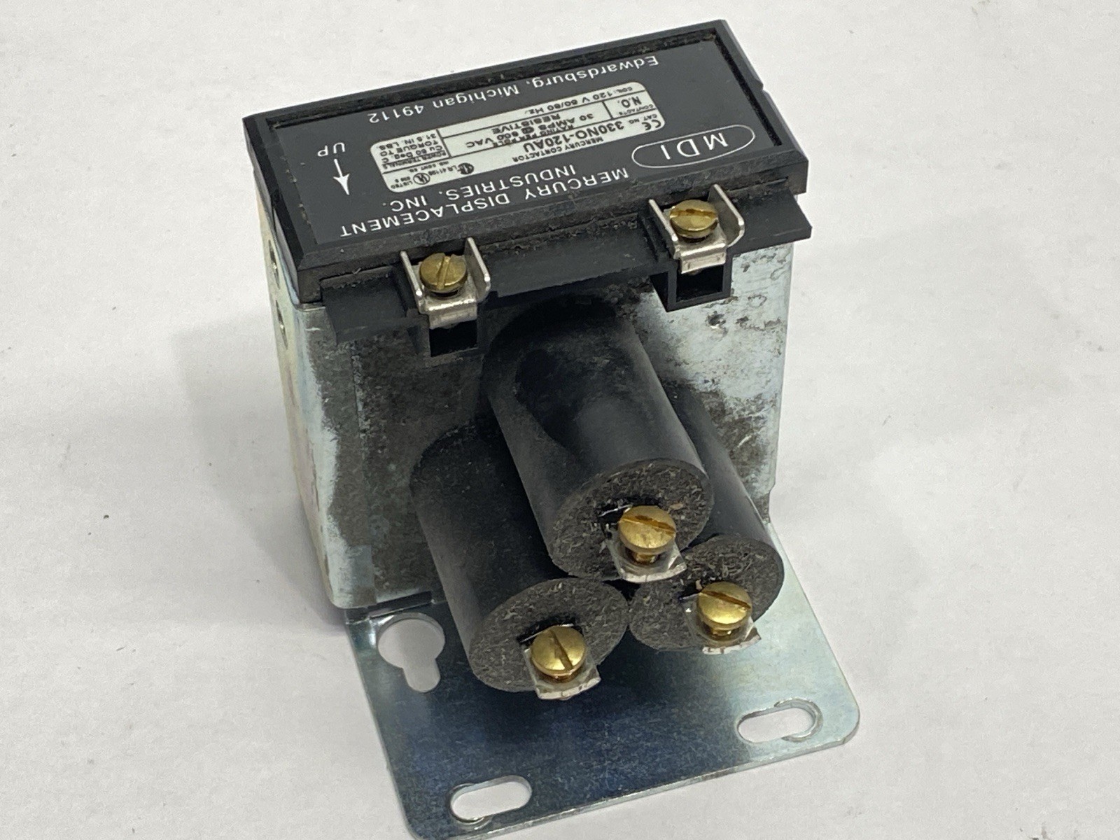 MDI 330NO-120AU Displacement Relay Contactor 120V Coil 30A 600VAC