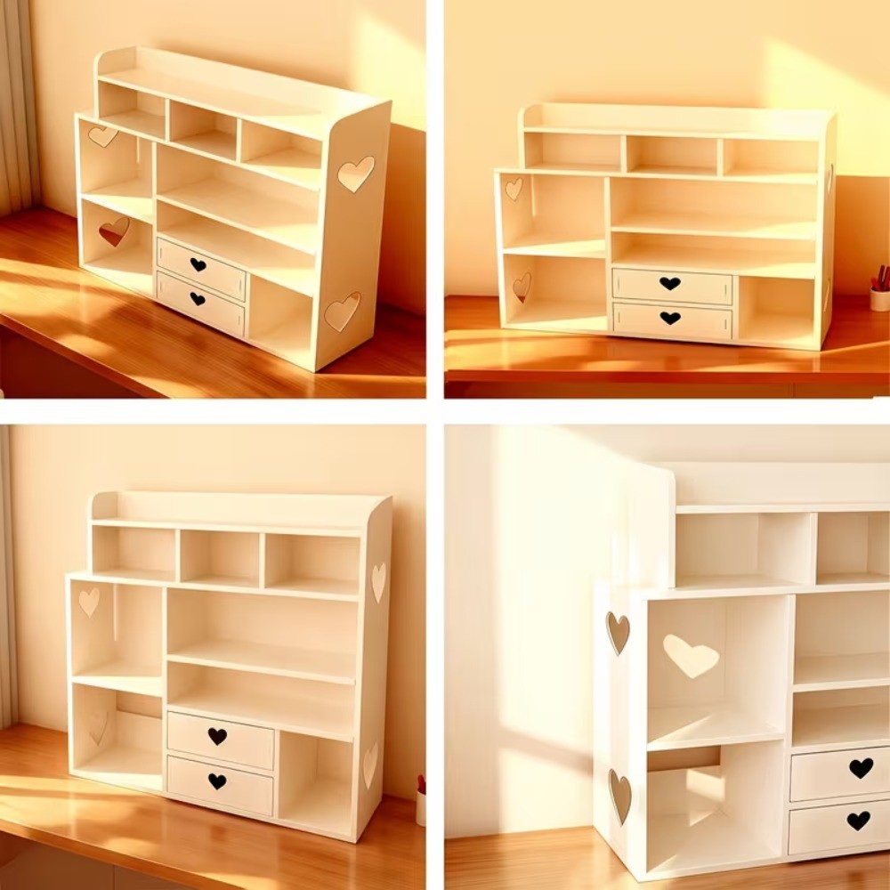 Double Layer Desk Organizer with Drawer