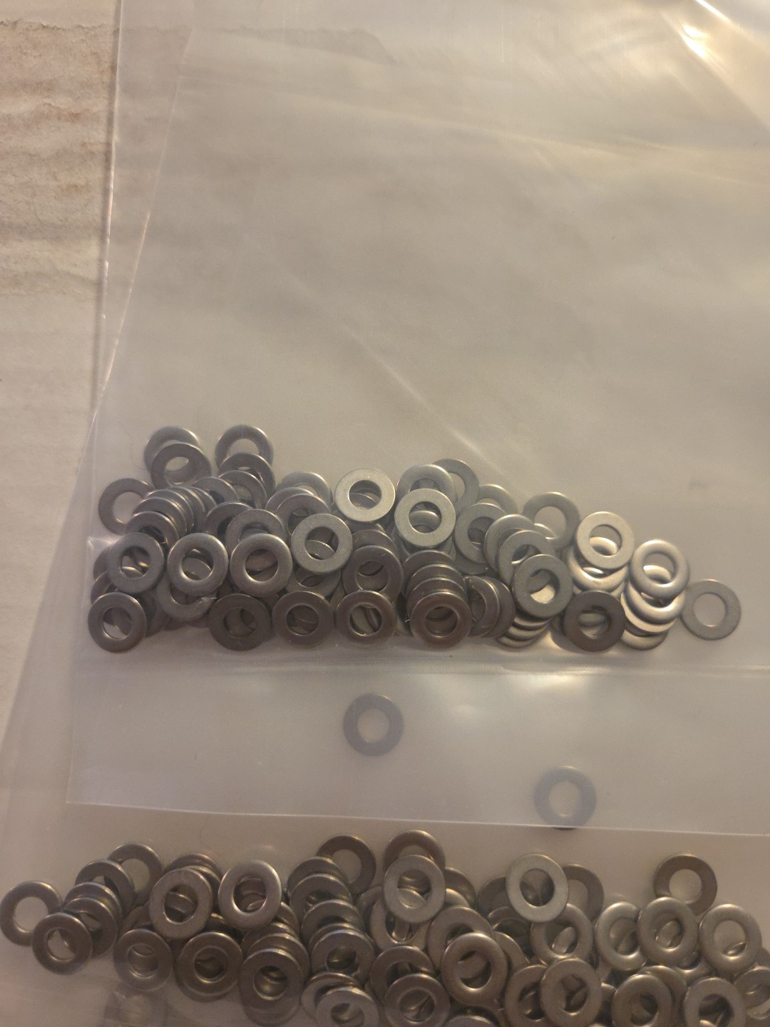 (500) Stainless Steel #8 Machine Screw 8-32 Flat Washer 18-8 SS