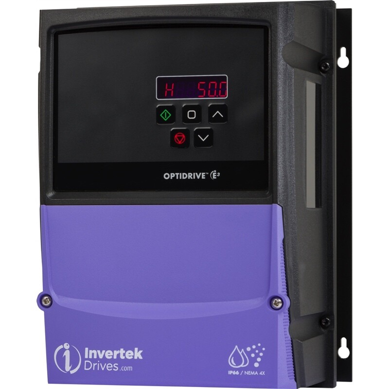 ODE-3-240095-3F4A – Invertek VFD – 5HP 9.5A 380V-480V 3Ph/3Ph – VFDexchange