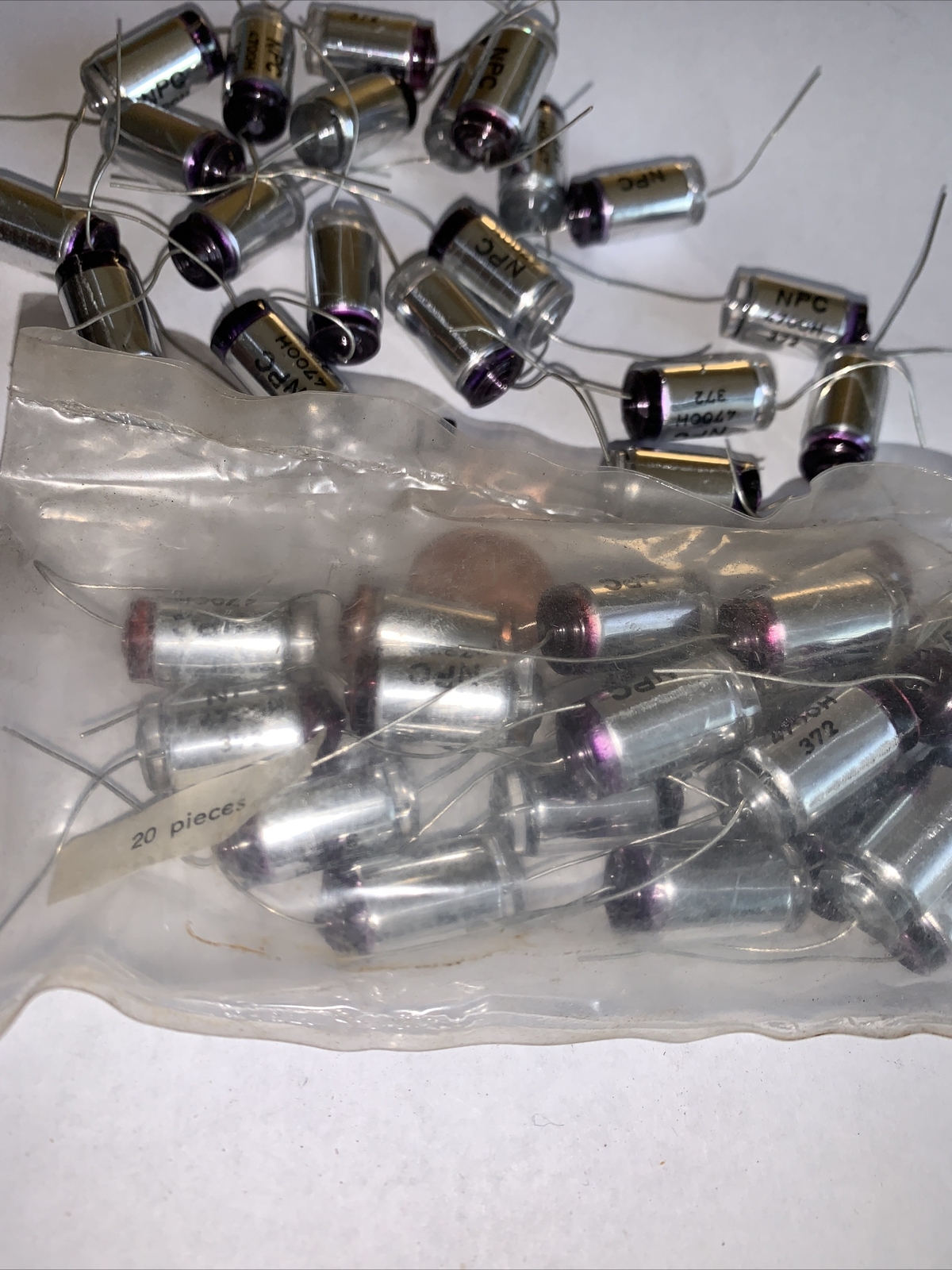 .0047 uF 500 volt Polystyrene Capacitor Brand New Pack Of 20