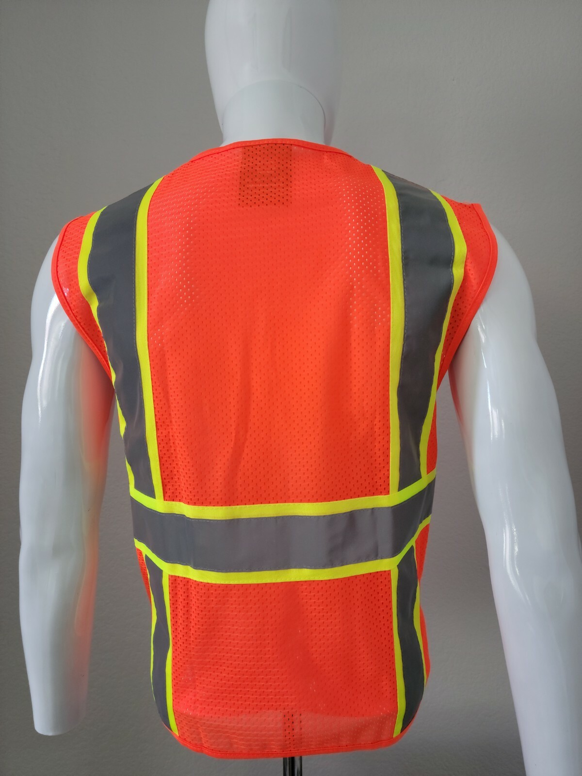 Orange Hi-Visibility Safety Vest (Small to 3XL)