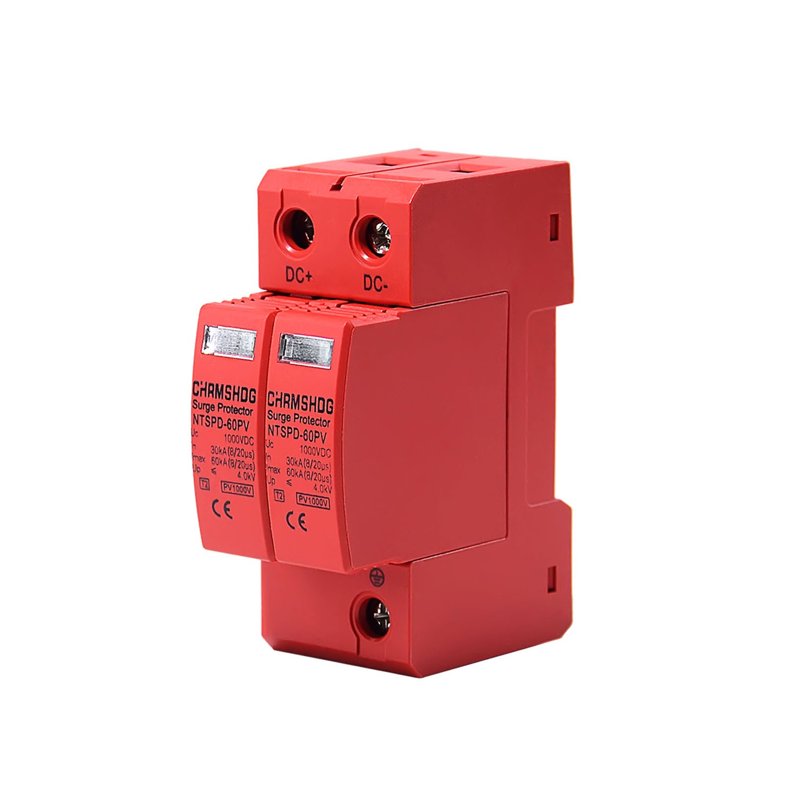 NEW 2Pole 1000V Surge Protector Protective Device DC 60kA Lighting Arrester SPD