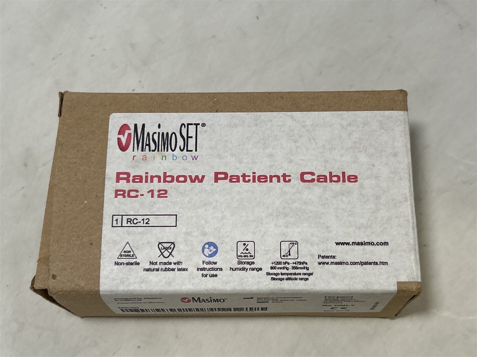 Masimo Rainbow RC-12 Patient Cable REF 2404