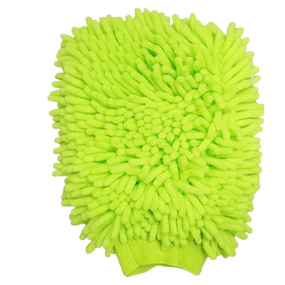 (5) Microfiber Car Kitchen Household Wash Washing Cleaning Glove Mitts New