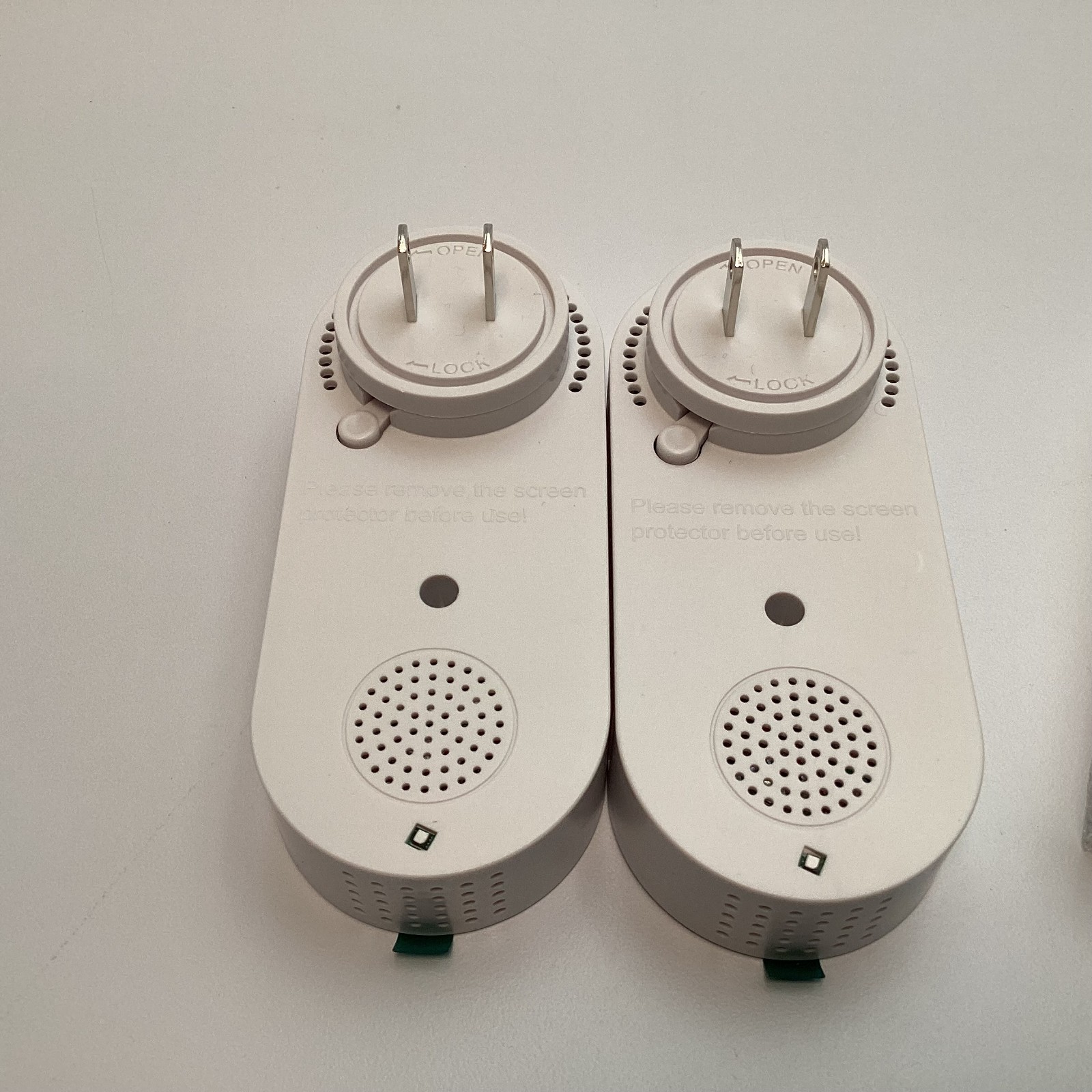 2 Pack KH158 Carbon Monoxide & Gas Detector Alarm Plug-In CO Sensor