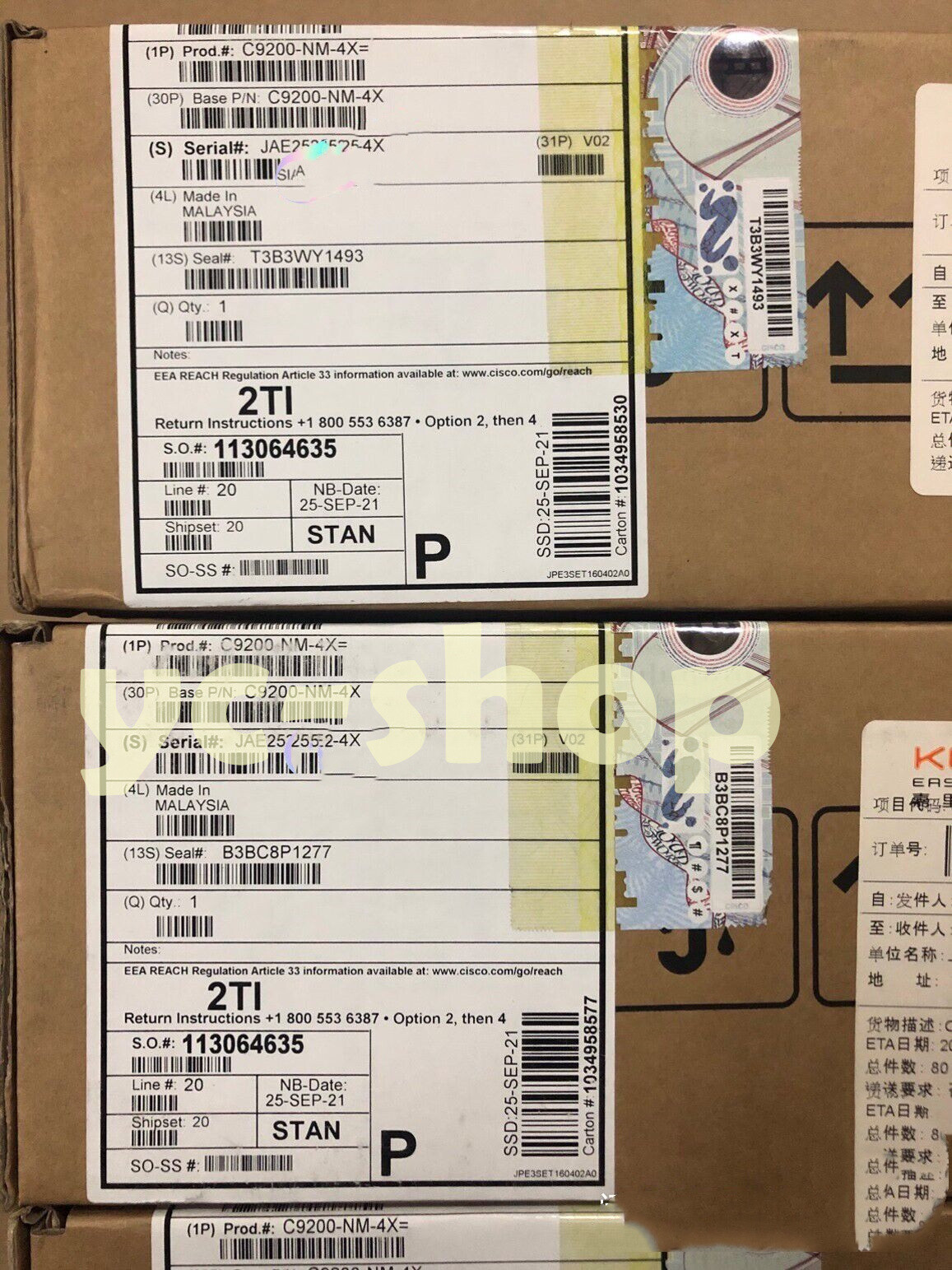 1pc C9200-NM-4X cisco network module Shipping DHL or FedEX