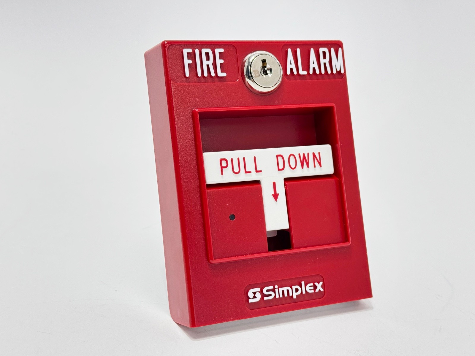 NEW SIMPLEX 06501205 RED Fire Alarm Manual Pull Station-LED SA ADDR 4099-9004