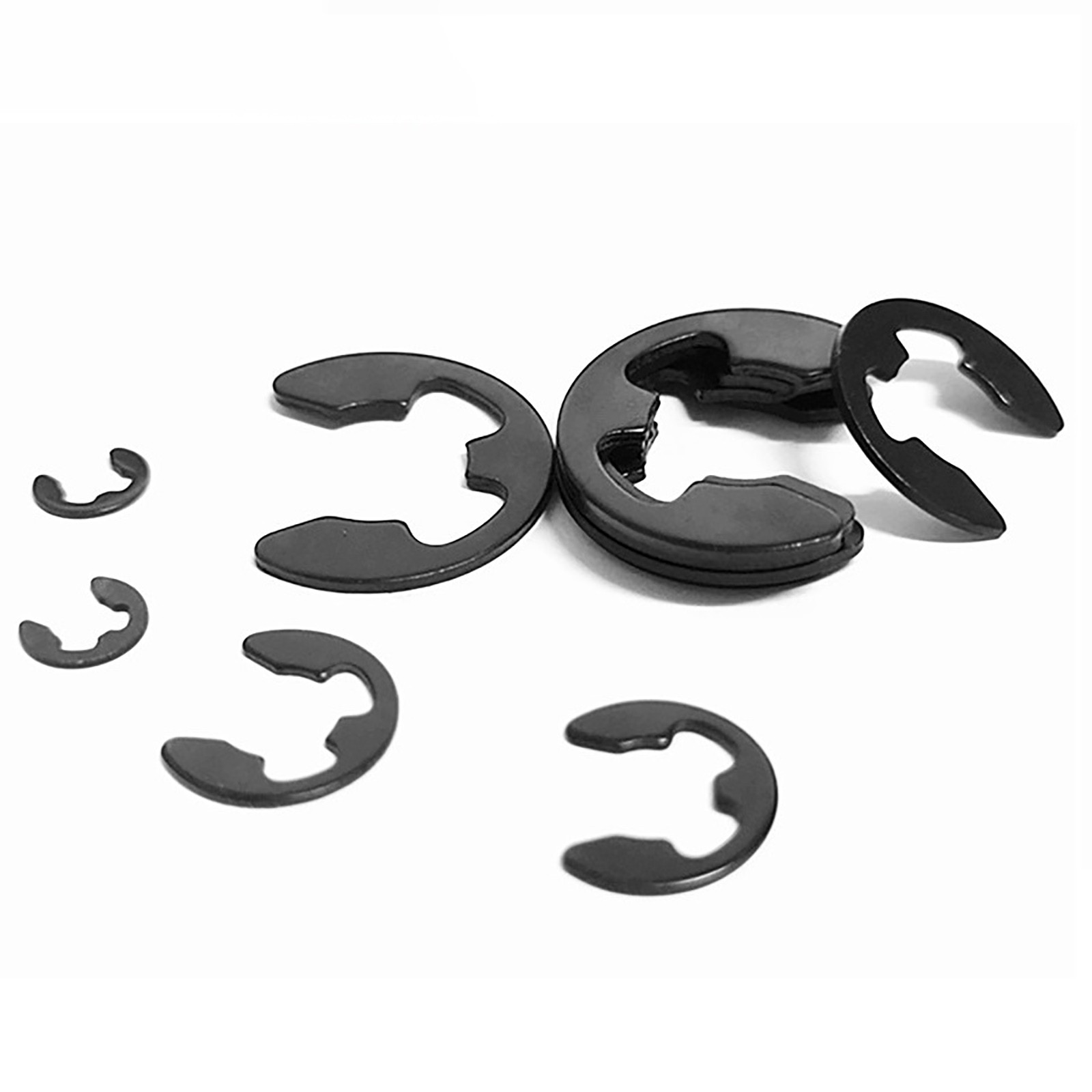1.2-24mm E CLIP WASHER RETAINING RINGS CIRCLIP CLIPS 65 MANGANESE STEEL DIN 6799