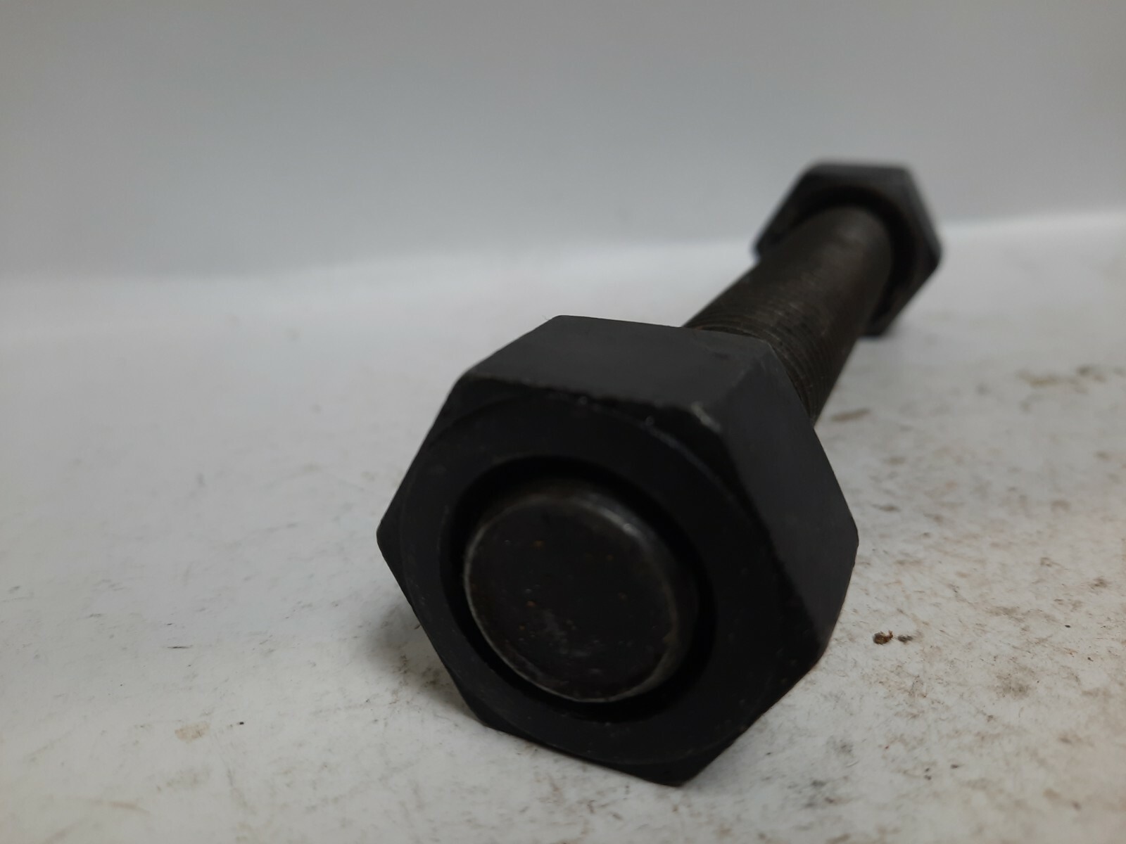 UNBRANDED M22-8 X 145MM ALL THRD STEEL ROD W/ HEX NUTS, LOT OF 4