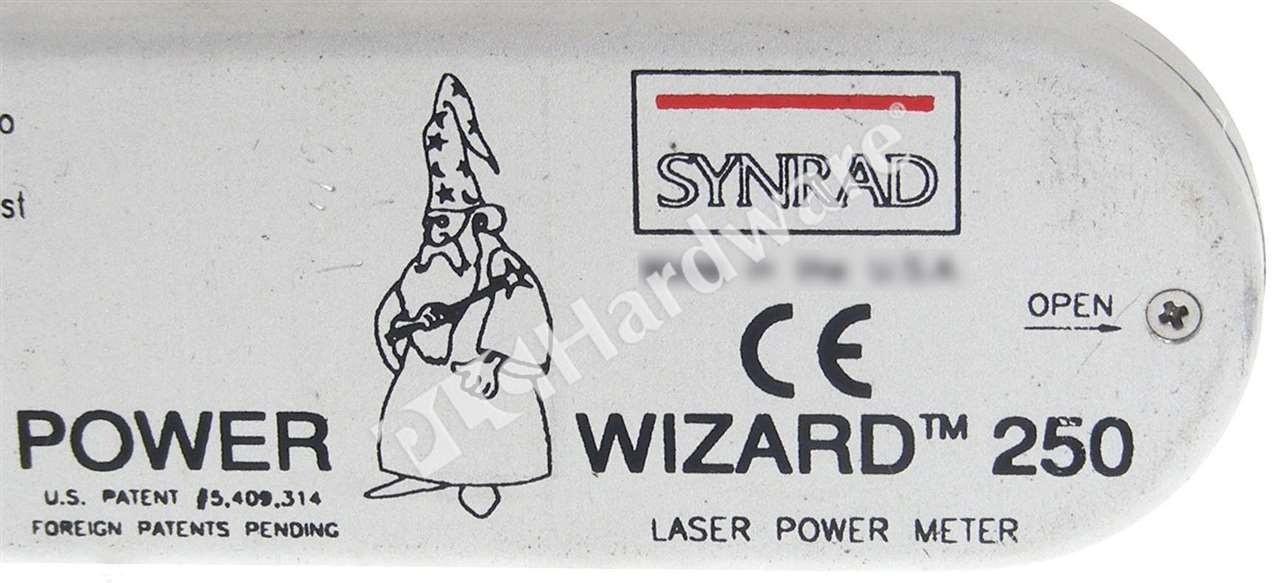 Synrad PW-250 Power Wizard Compact Power Meter 1-250W 190nm – 11µm