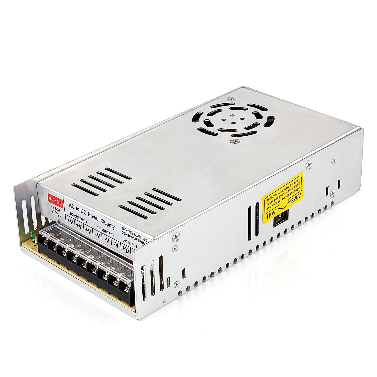 AC 110V/220V to DC 12V 30A 360W Universal Regulated Switching Power Supply