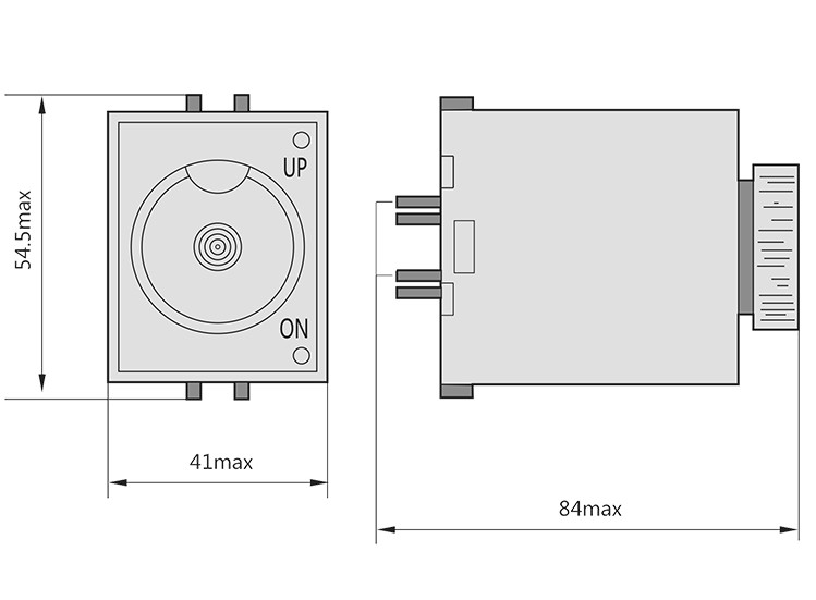 Time delay relay small power-off controller JSZ3A-E 12VDC 5-60s/10min/60min/6h