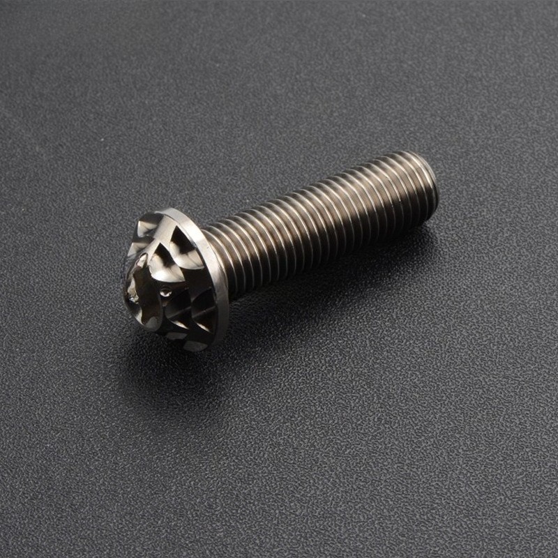 Titanium Bolt M10x10-40mm Plum Head Torx T50 Screws Gr5 for Bike Motorcycle Car