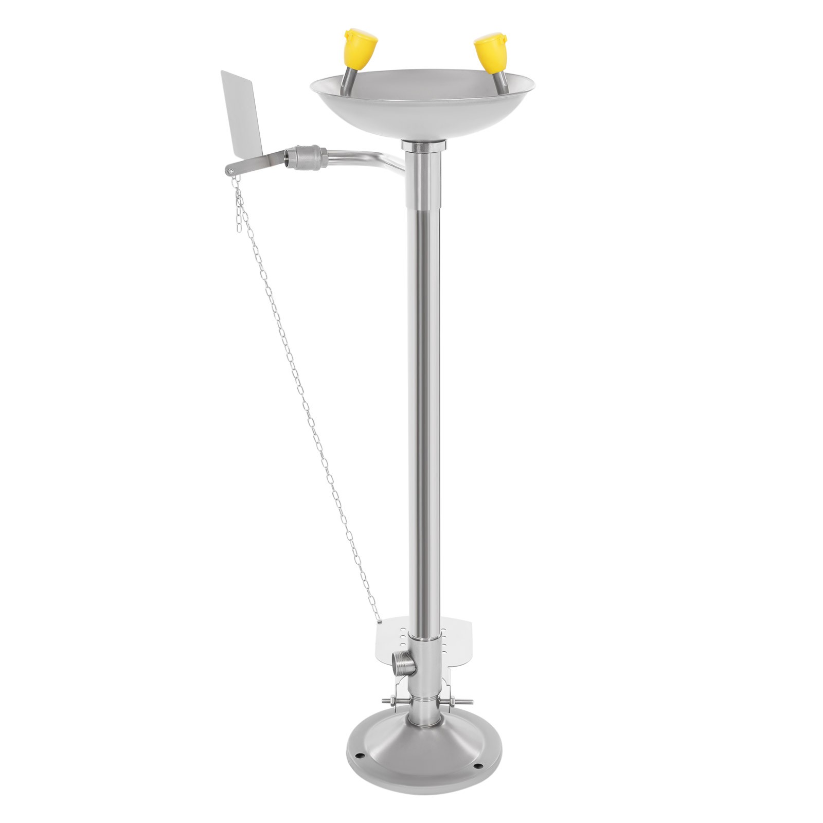 Eye Wash Station 304 Stainless Steel Emergency Eyewash Station Floor Standing