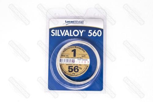 Lucas Milhaupt 98060 SILVALOY 560, 56% Silver, 1 Troy Oz.