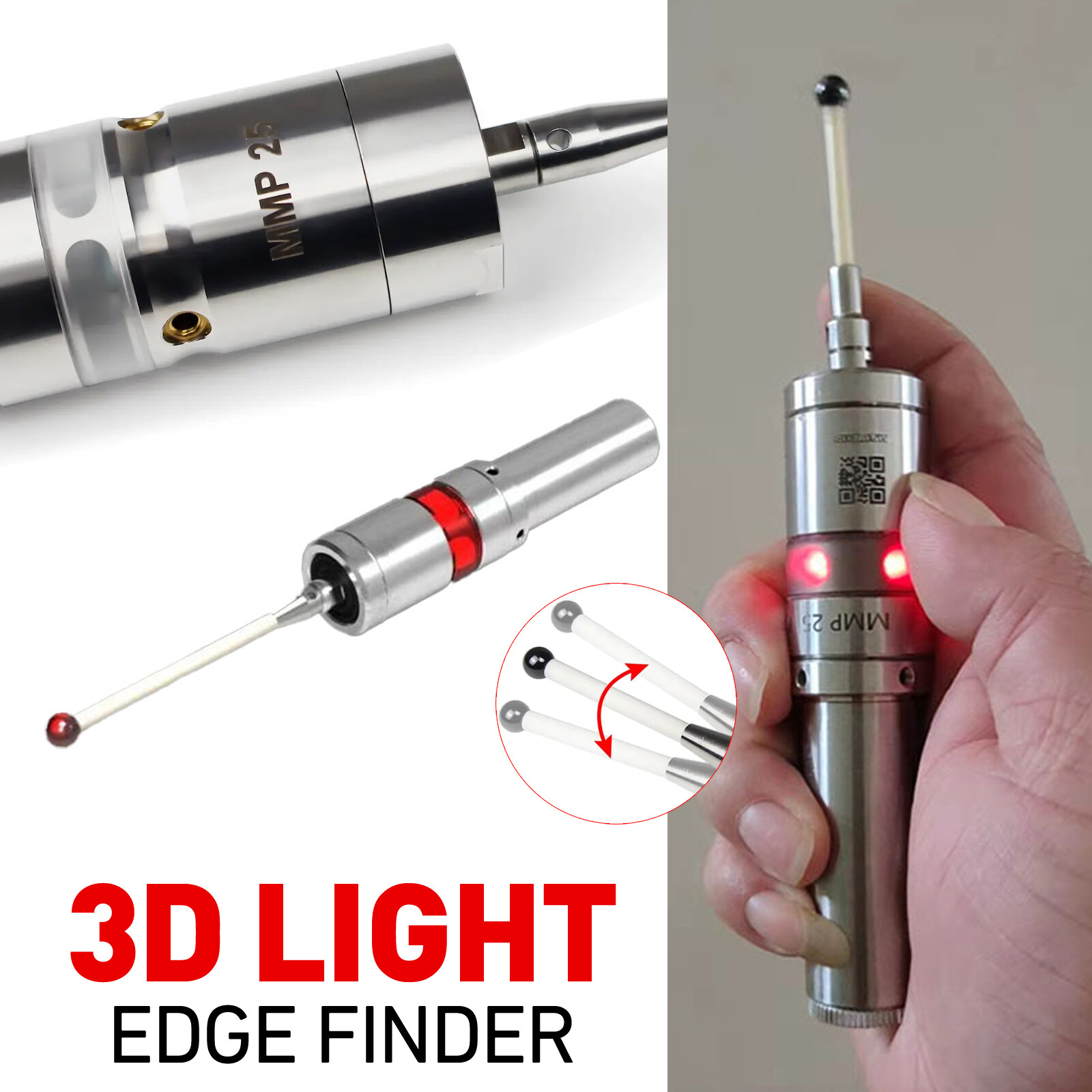 MMP25 3D Light Edge Finder CNC Machining Center Sub-center Rod detection sensor