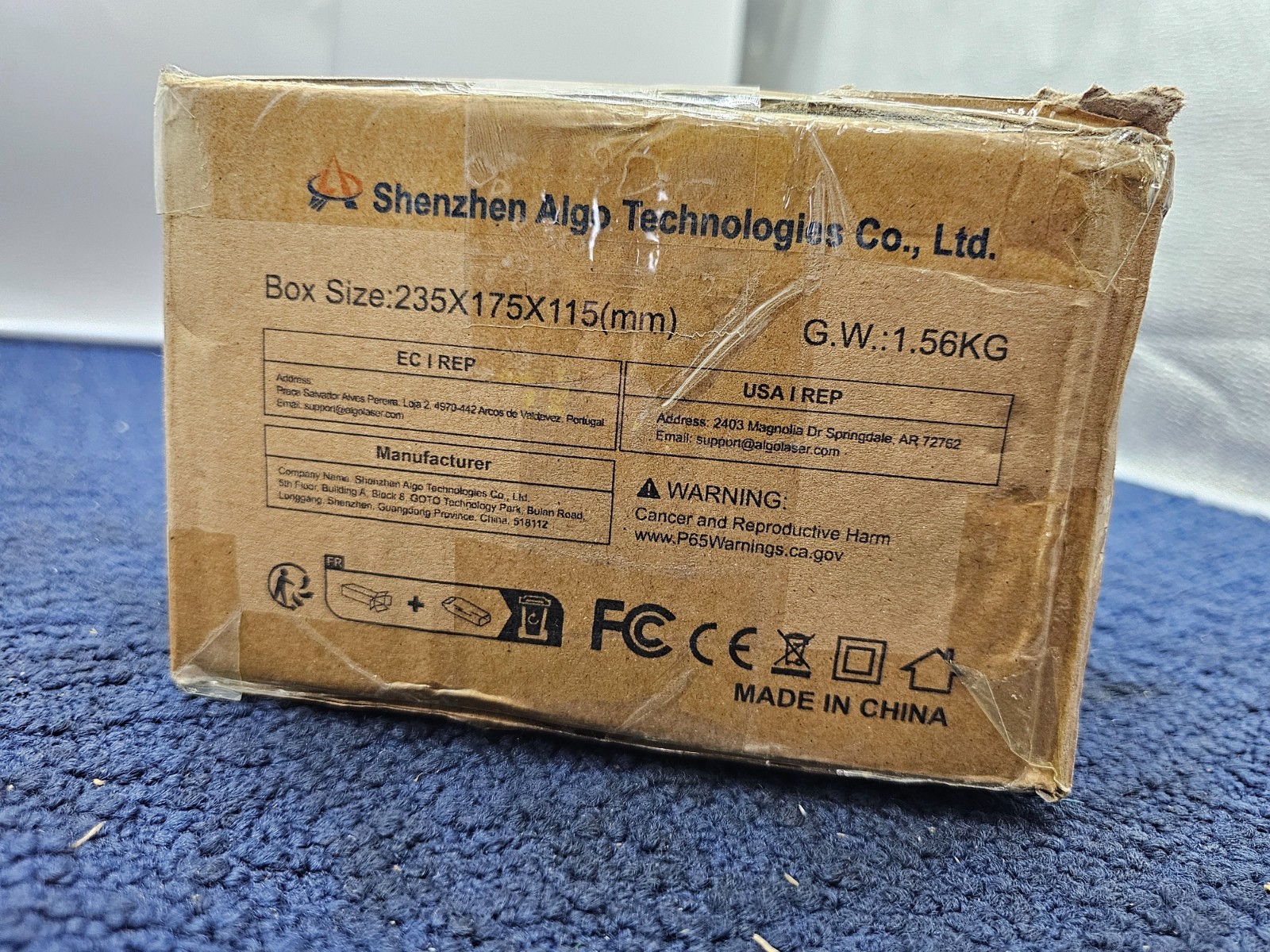 Algolaser ALAP-30L1.0 30L Pump Assist Auxiliary Engraver AC120V/60Hz 40W 30kPa