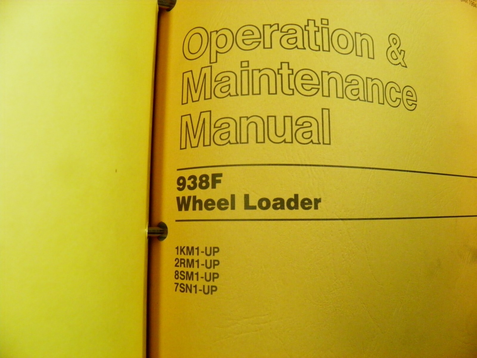 CAT Caterpillar 938F IT38F Service Manual IKM 2RM 8SM 7SN 6FN 5DR