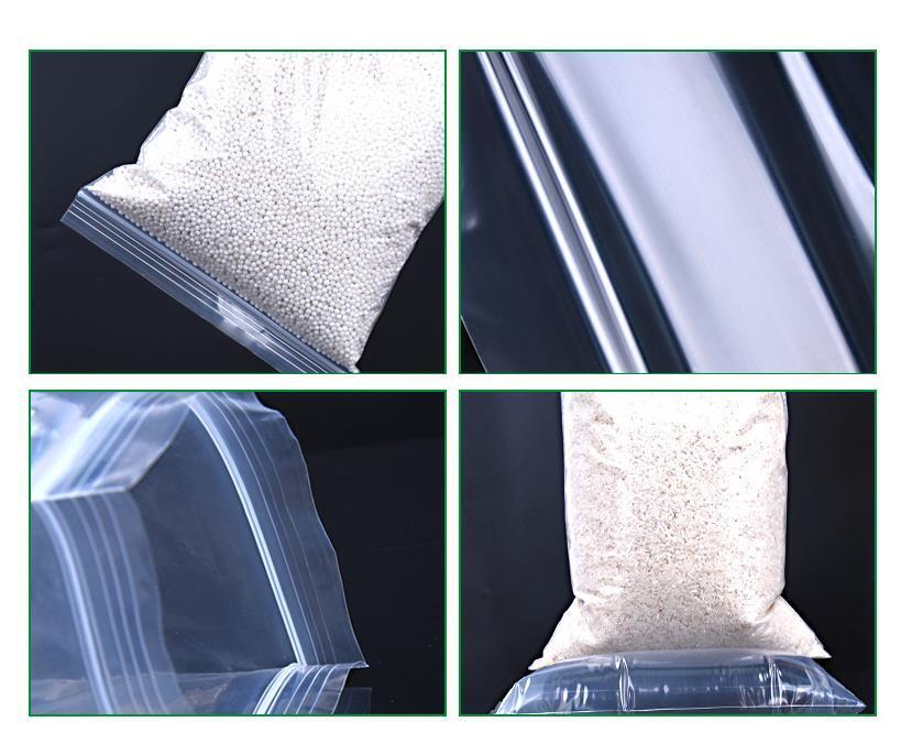 Clear Reclosable Seal Bag Plastic Poly Zipper Bags Zipper W/Hang Hole 2Mil
