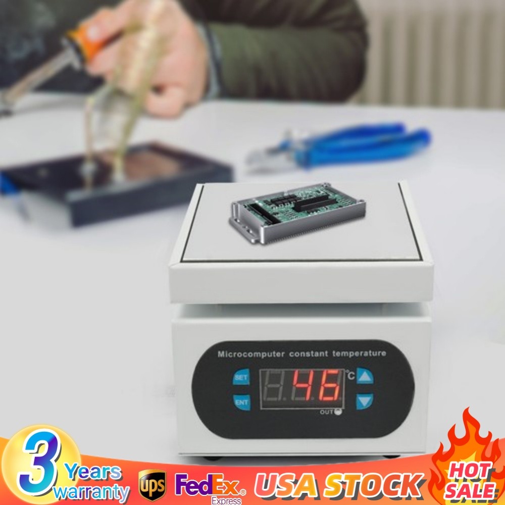 Electronic Hot Plate Preheating Station PCB SMD Soldering Hot Plate 100mm*100mm.