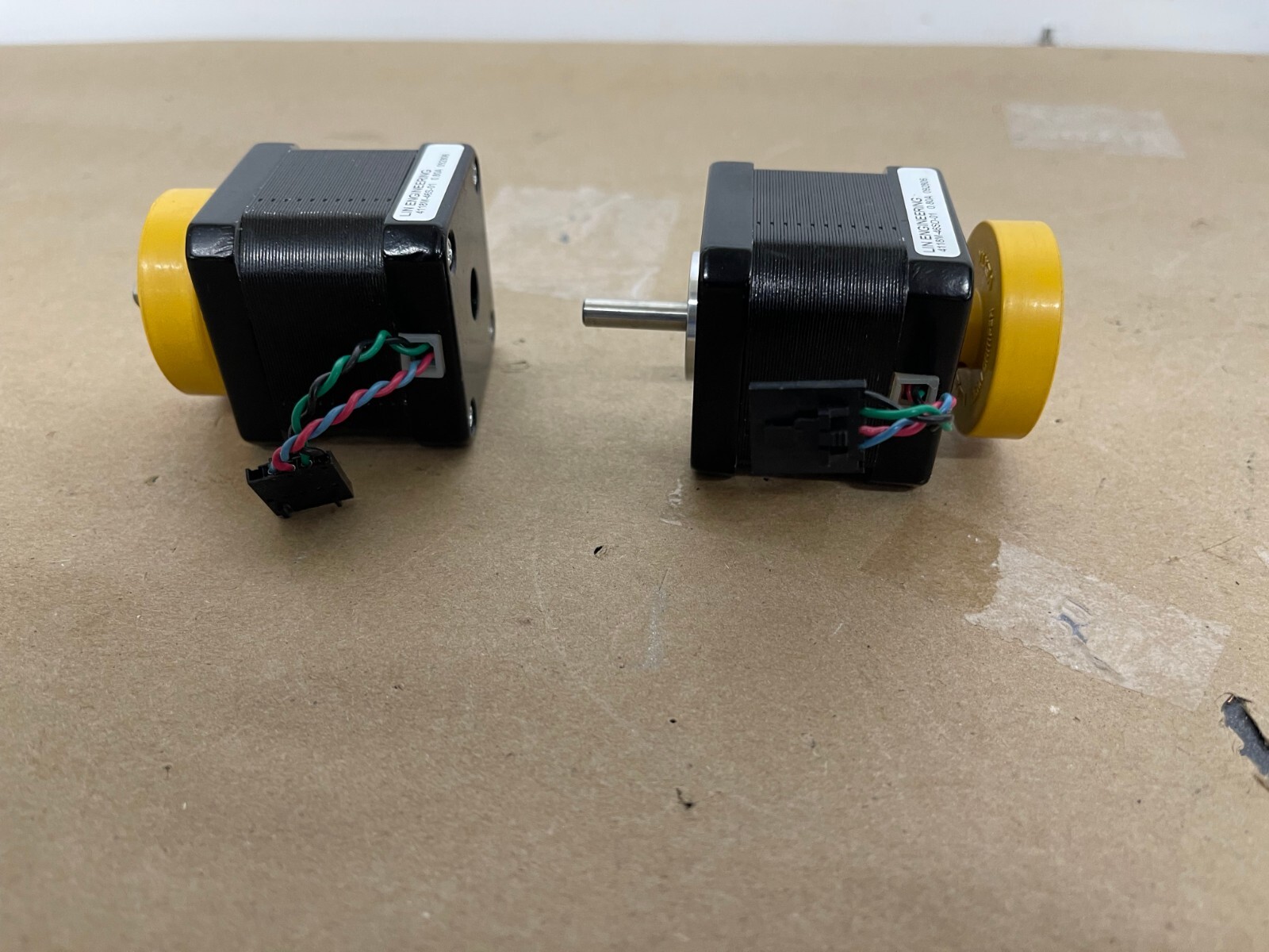 2 LIN Engineering 4118M-46S-01 Hybrid Stepper Motor W/ 2 Vexta Damper D4CL-5.OF