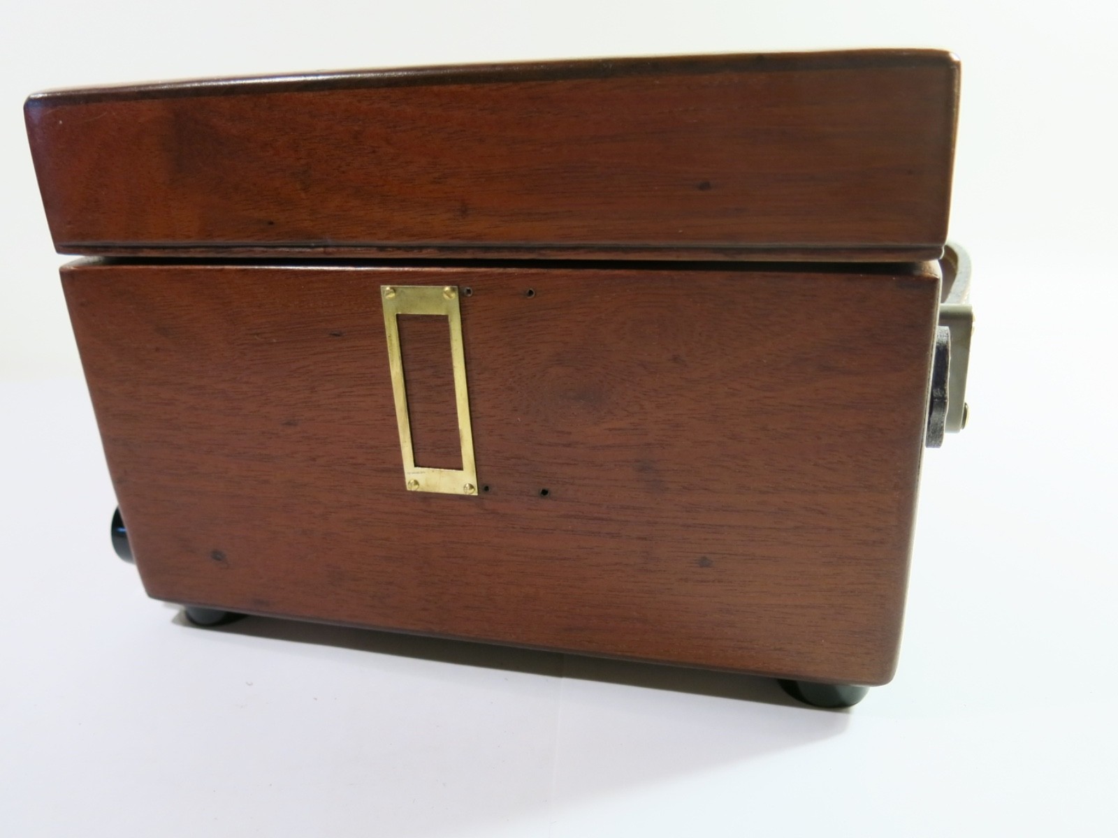 Vintage 1929 GE Alternating Current Ammeter — Type P-3 — Refinished Mahogany Box