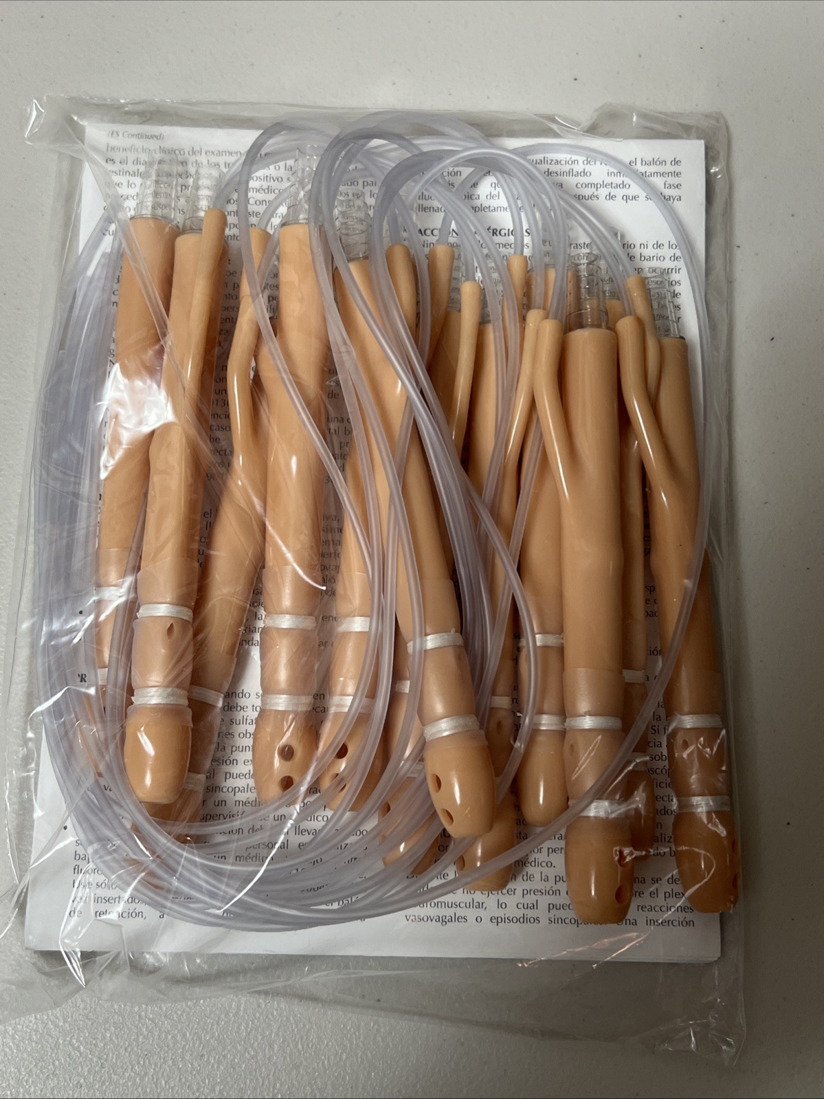 ENEMA AIR TIP WITH NON-LATEX RETENTION CUFF