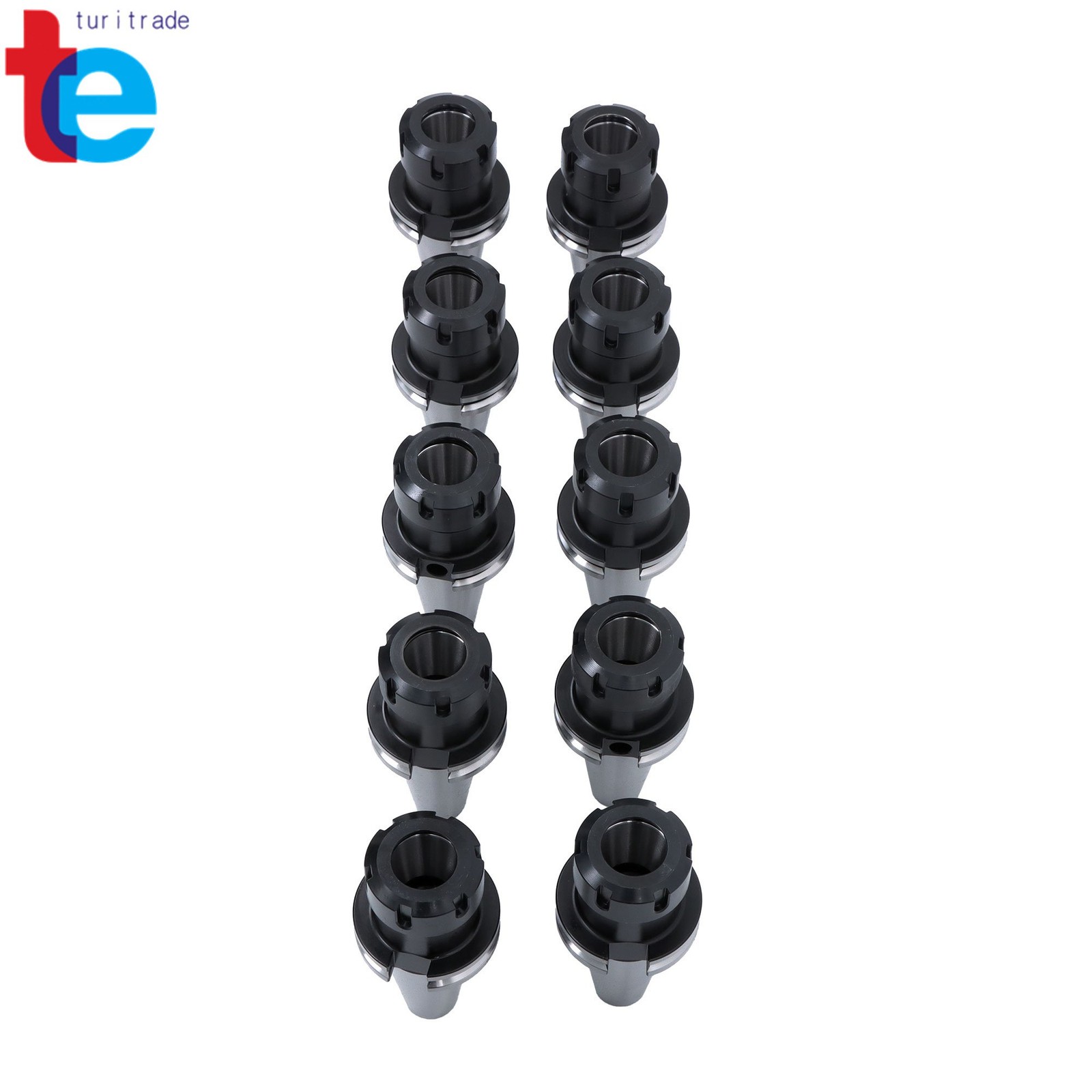 CAT40 ER32 Tool Holder Set 10pcs 2.76″ 70mm CNC Milling Chucks