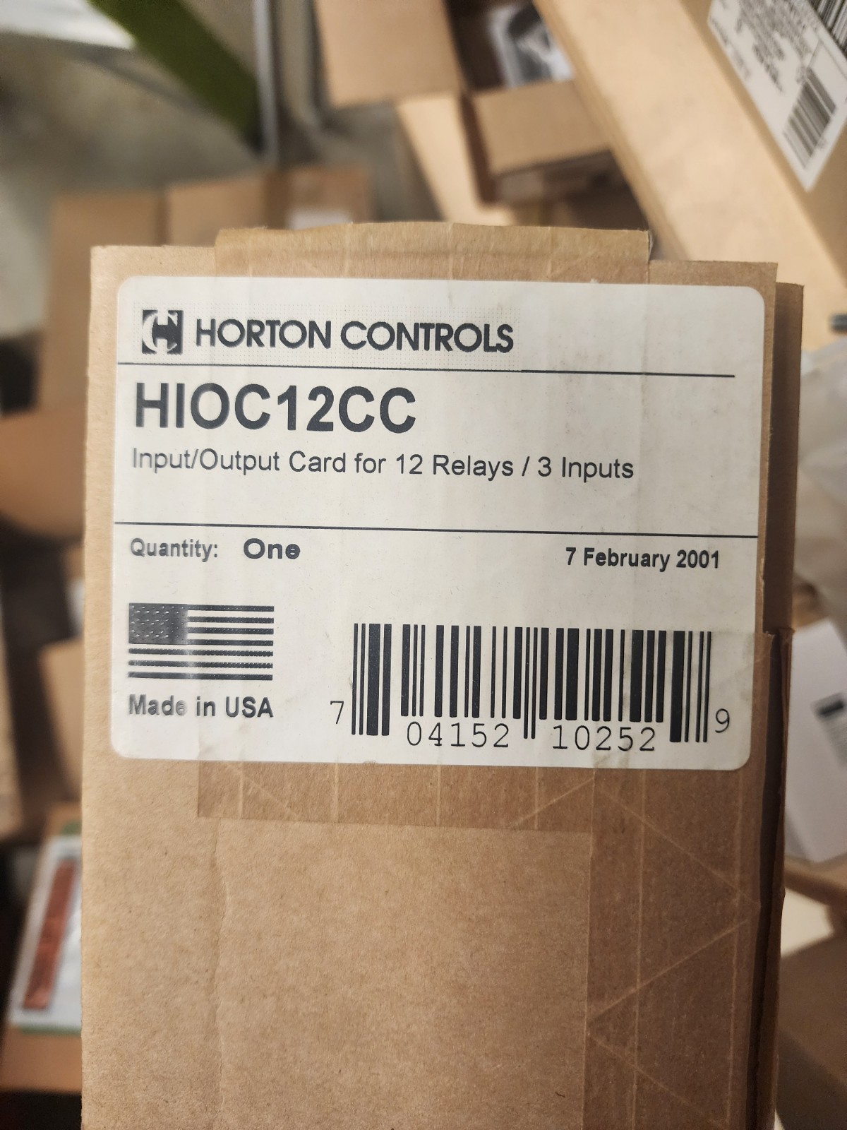 WATT STOPPER HIOC12CC 12 Relay Input Output PC RRDC12 Lighting Control Module